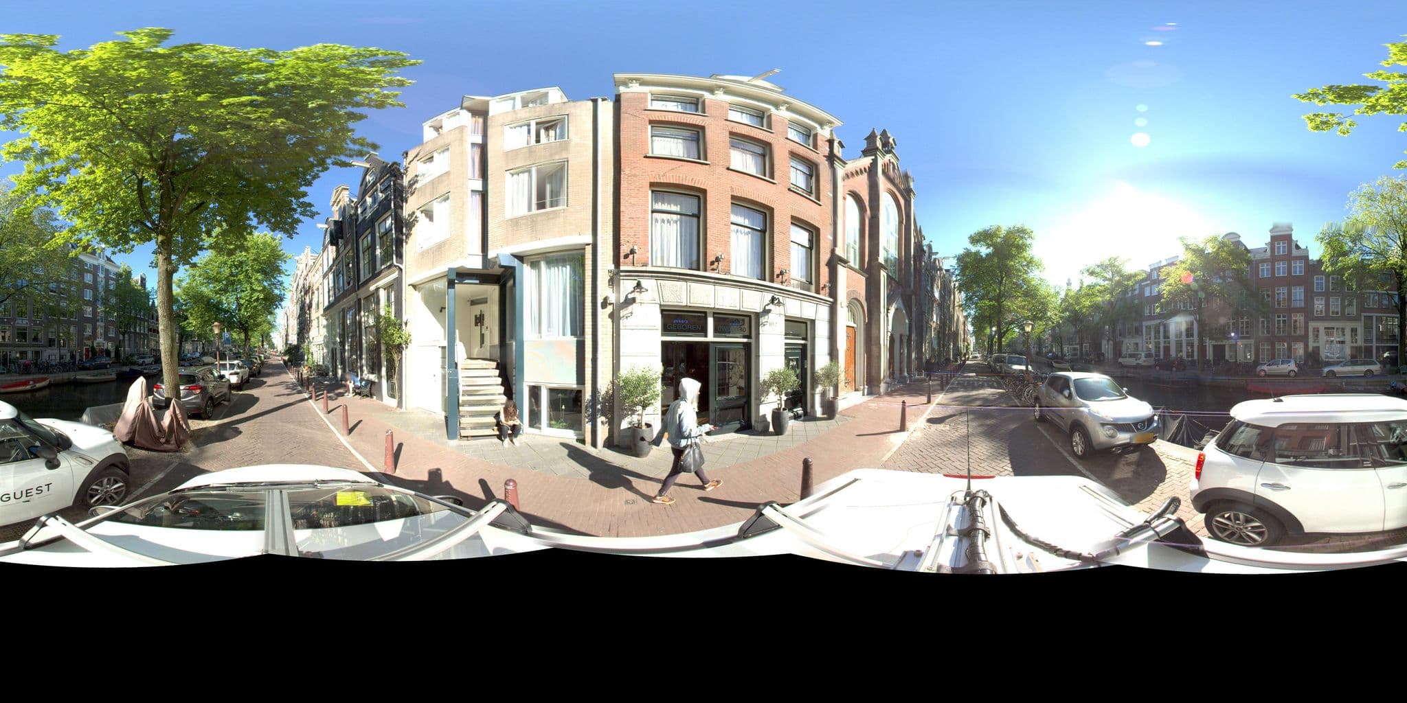 Street view near Hotel van Onna, Amsterdam — © amsterdam (CC BY-SA · Mapillary)