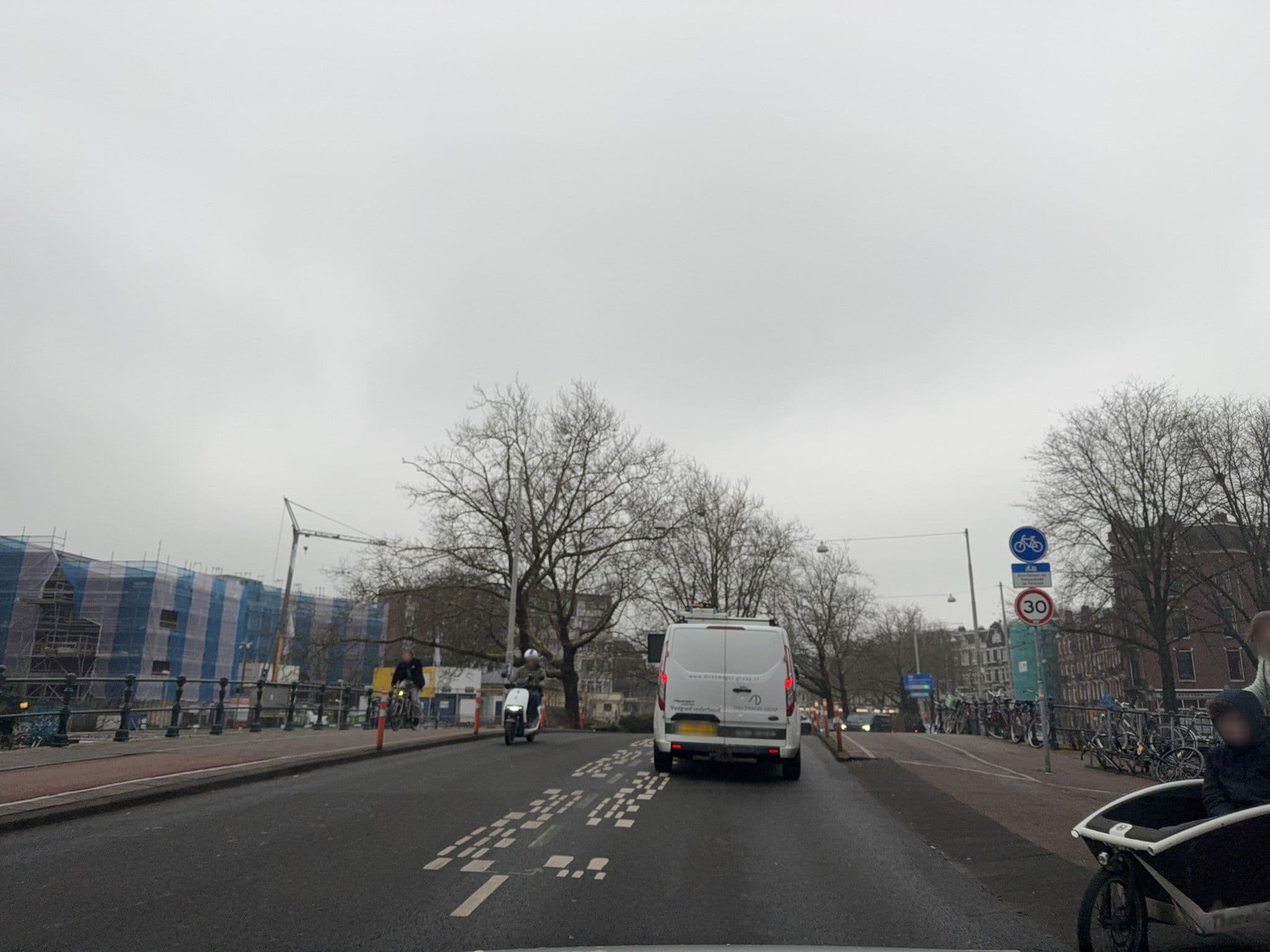 Street view near Brieven Boat Hotel, Amsterdam — © ottor (CC BY-SA · Mapillary)