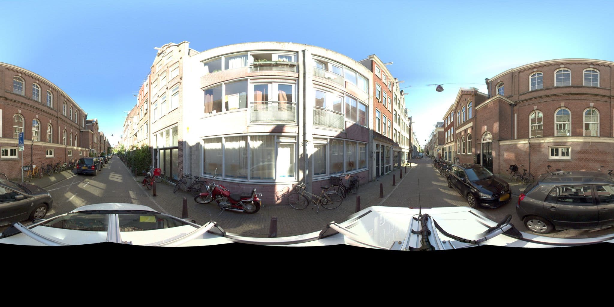 Street view near Amici Amsterdam, Amsterdam — © amsterdam (CC BY-SA · Mapillary)