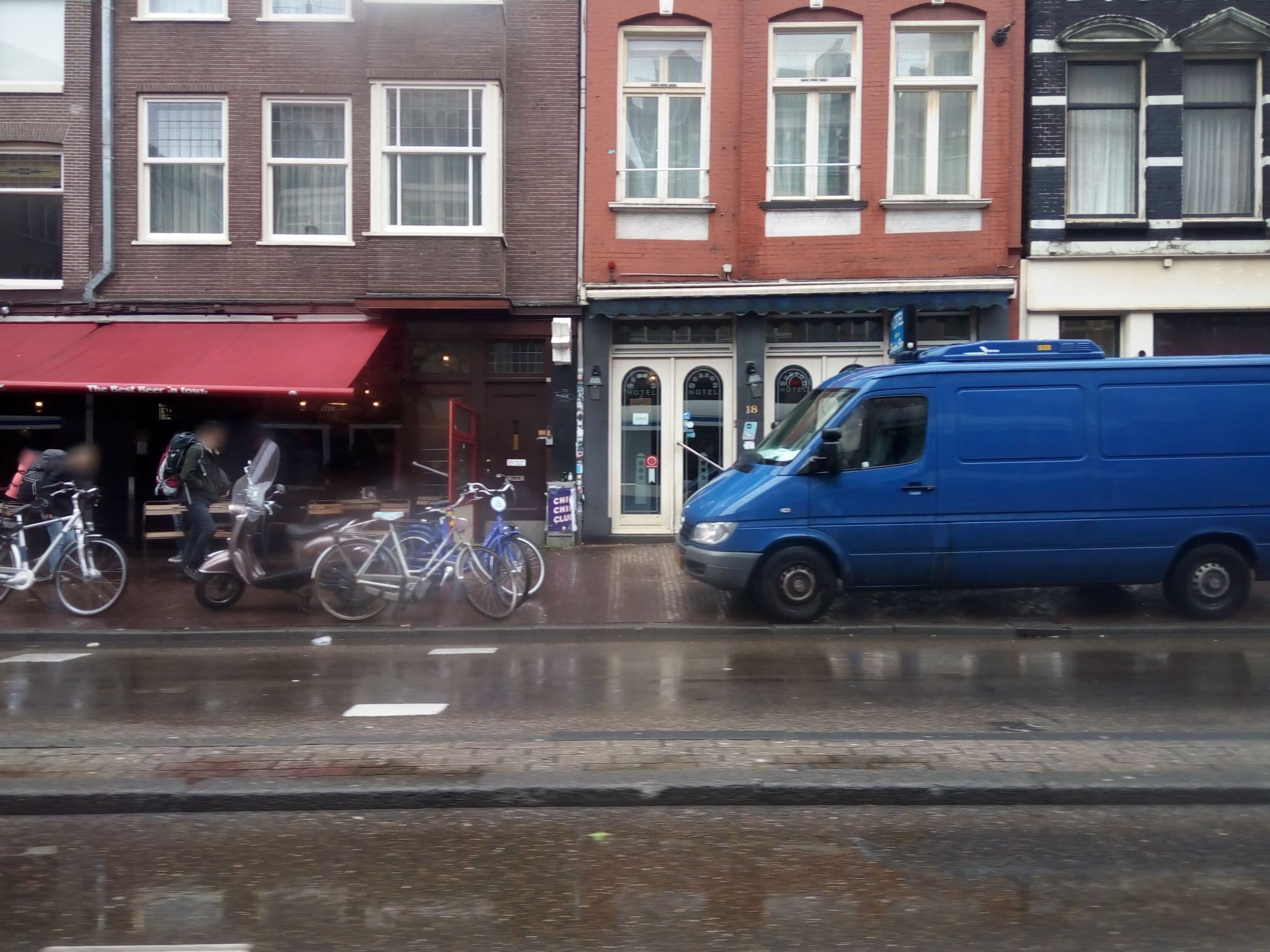 Street view near Hotel Bellevue, Amsterdam — © mapfool (CC BY-SA · Mapillary)