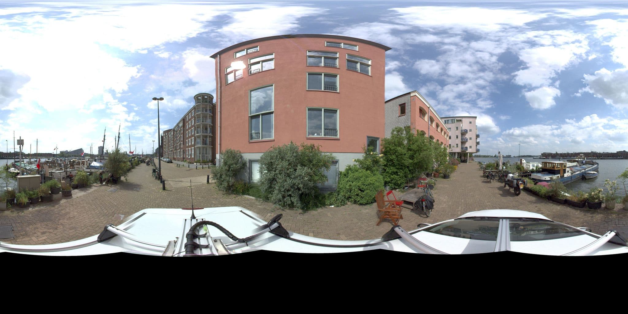 Street view near boat and breakfast alhena, Dapperbuurt — © amsterdam (CC BY-SA · Mapillary)