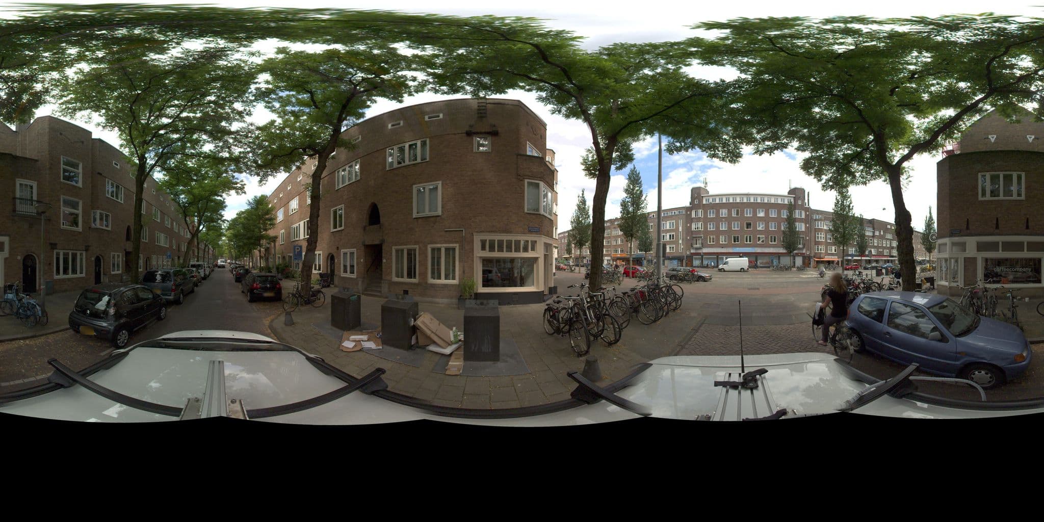 Street view near Cafe Zuid, Dapperbuurt — © amsterdam (CC BY-SA · Mapillary)