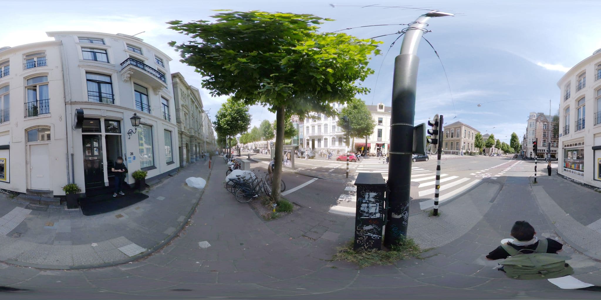 Street view near Hotel Alfa Plantage, Dapperbuurt — © mapconcierge (CC BY-SA · Mapillary)