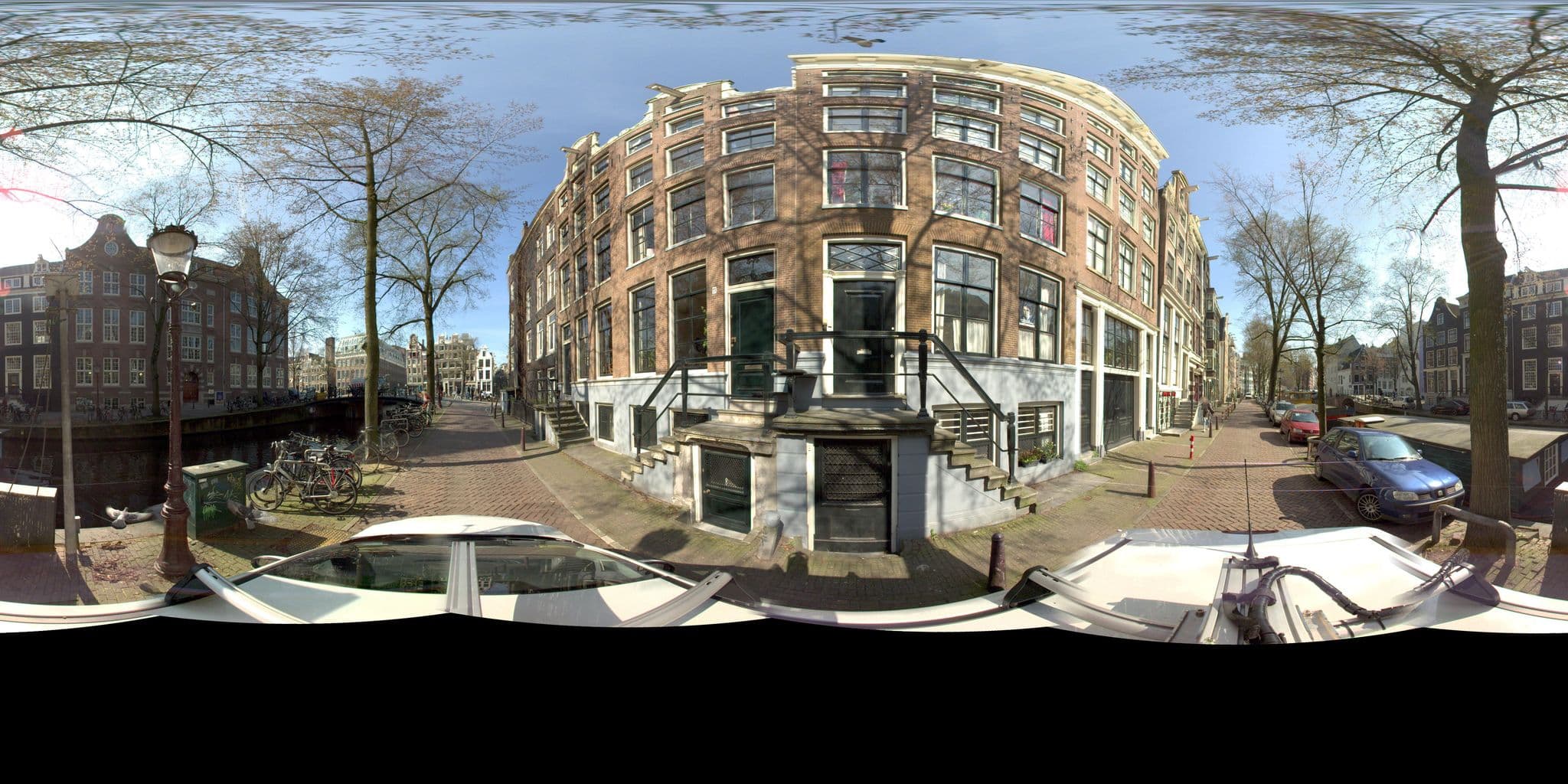 Street view near The Boathouse, Amsterdam — © amsterdam (CC BY-SA · Mapillary)