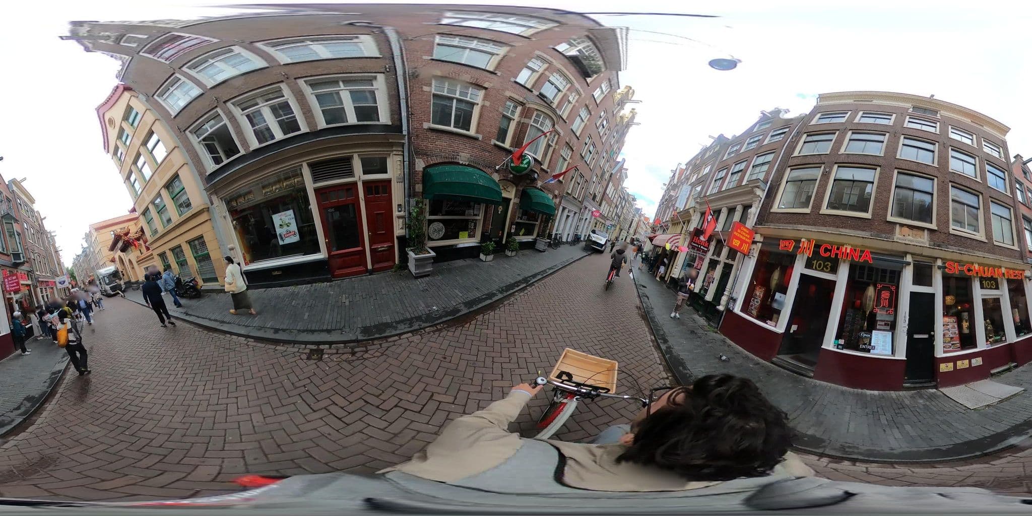 Street view near Lazy Monkeys, Amsterdam — © robot8a (CC BY-SA · Mapillary)