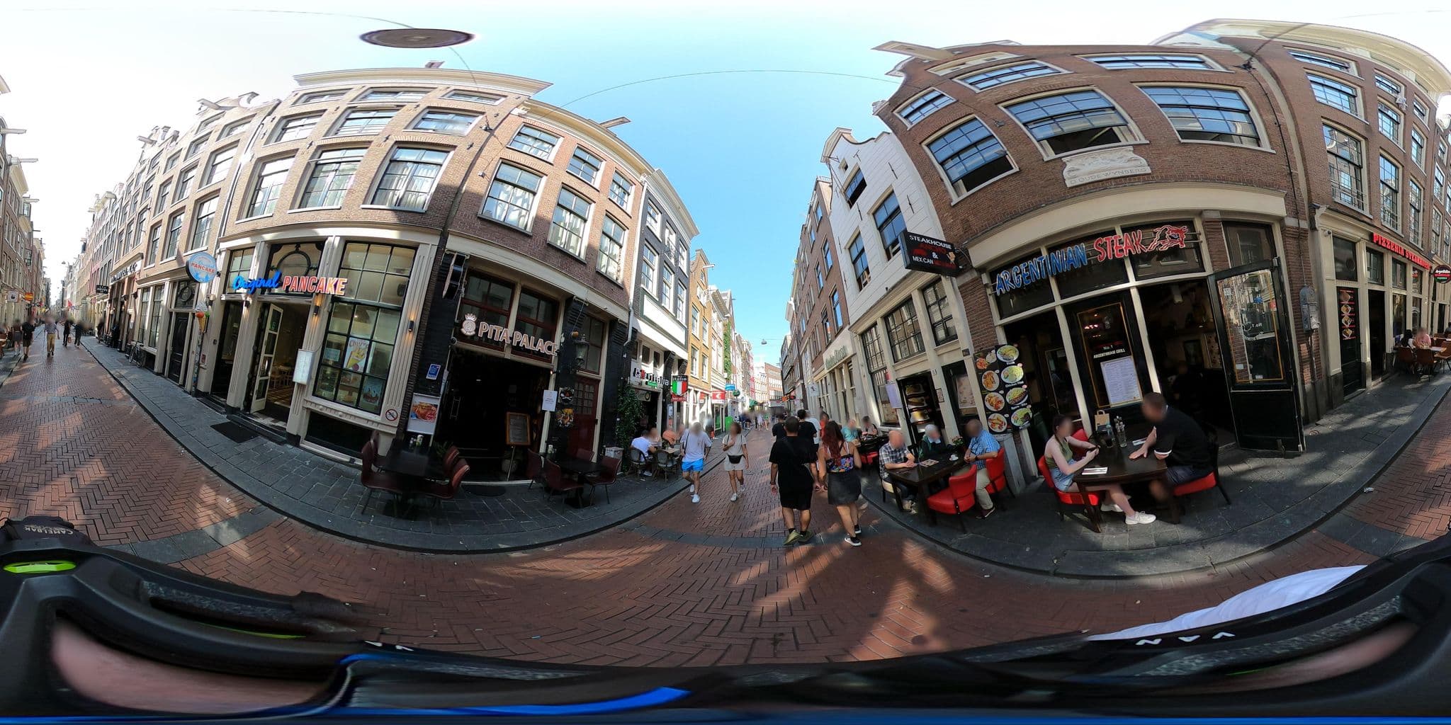 Street view near Young Budget Hotel Kabul, Amsterdam — © Stefdegreef (CC BY-SA · Mapillary)