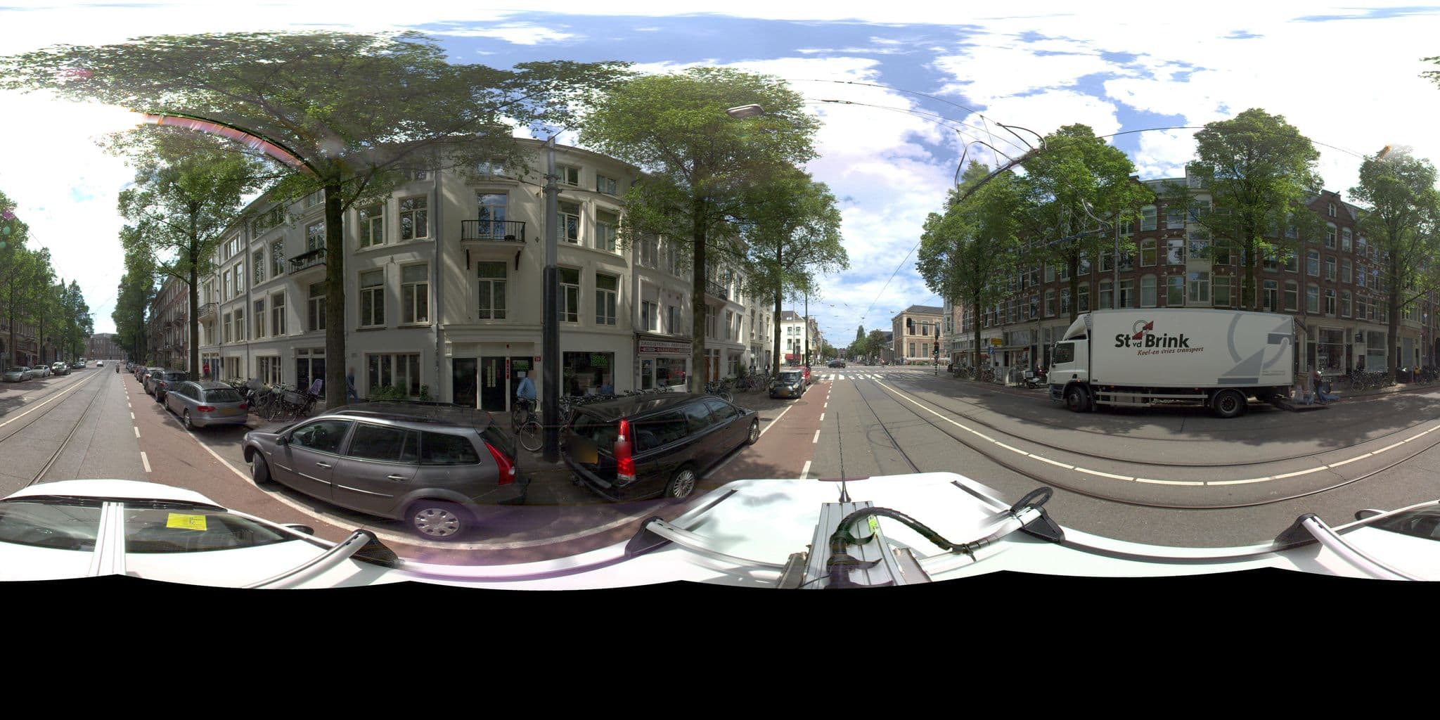 Street view near Hostel Centraal, Dapperbuurt — © amsterdam (CC BY-SA · Mapillary)