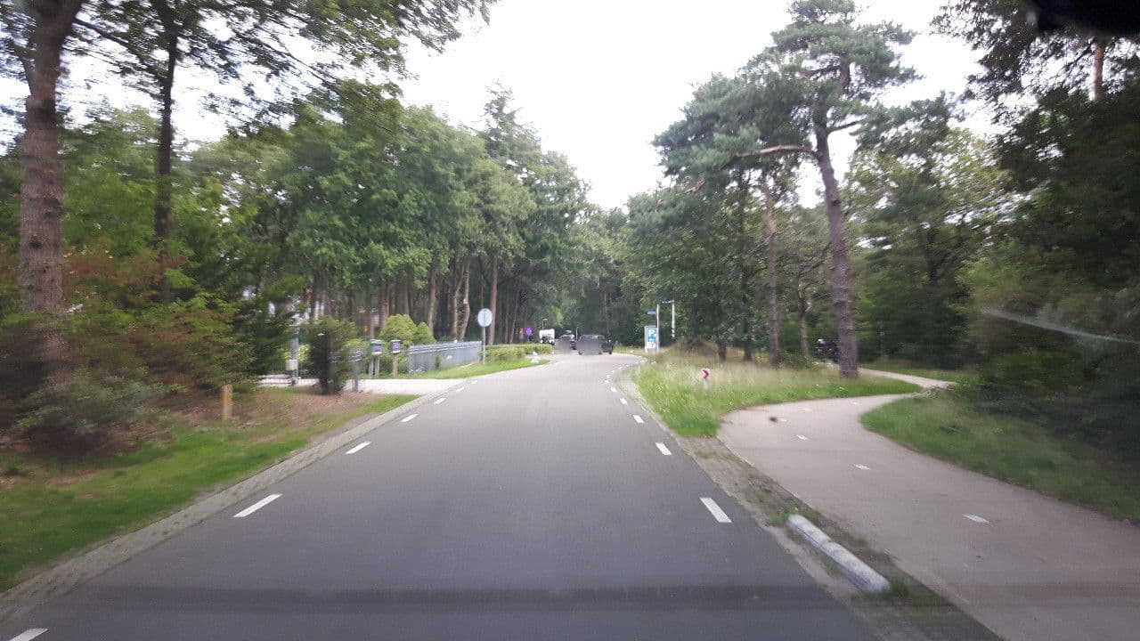 Street view near Kampeerdorp de Zandstuve, Hardenberg — © deltamubeta (CC BY-SA · Mapillary)