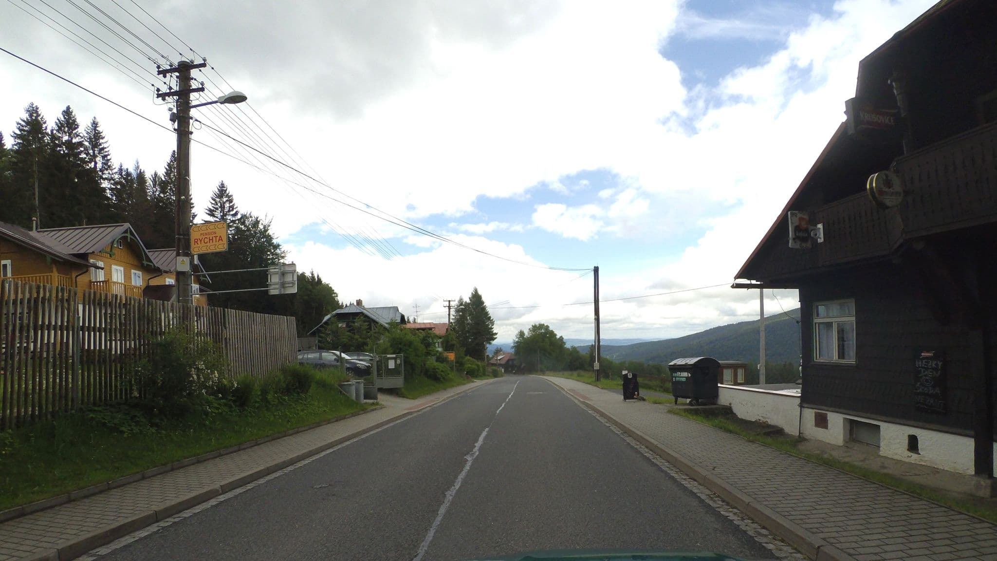 Street view near Hotel Na Strazi, Železná Ruda — © wegavision (CC BY-SA · Mapillary)