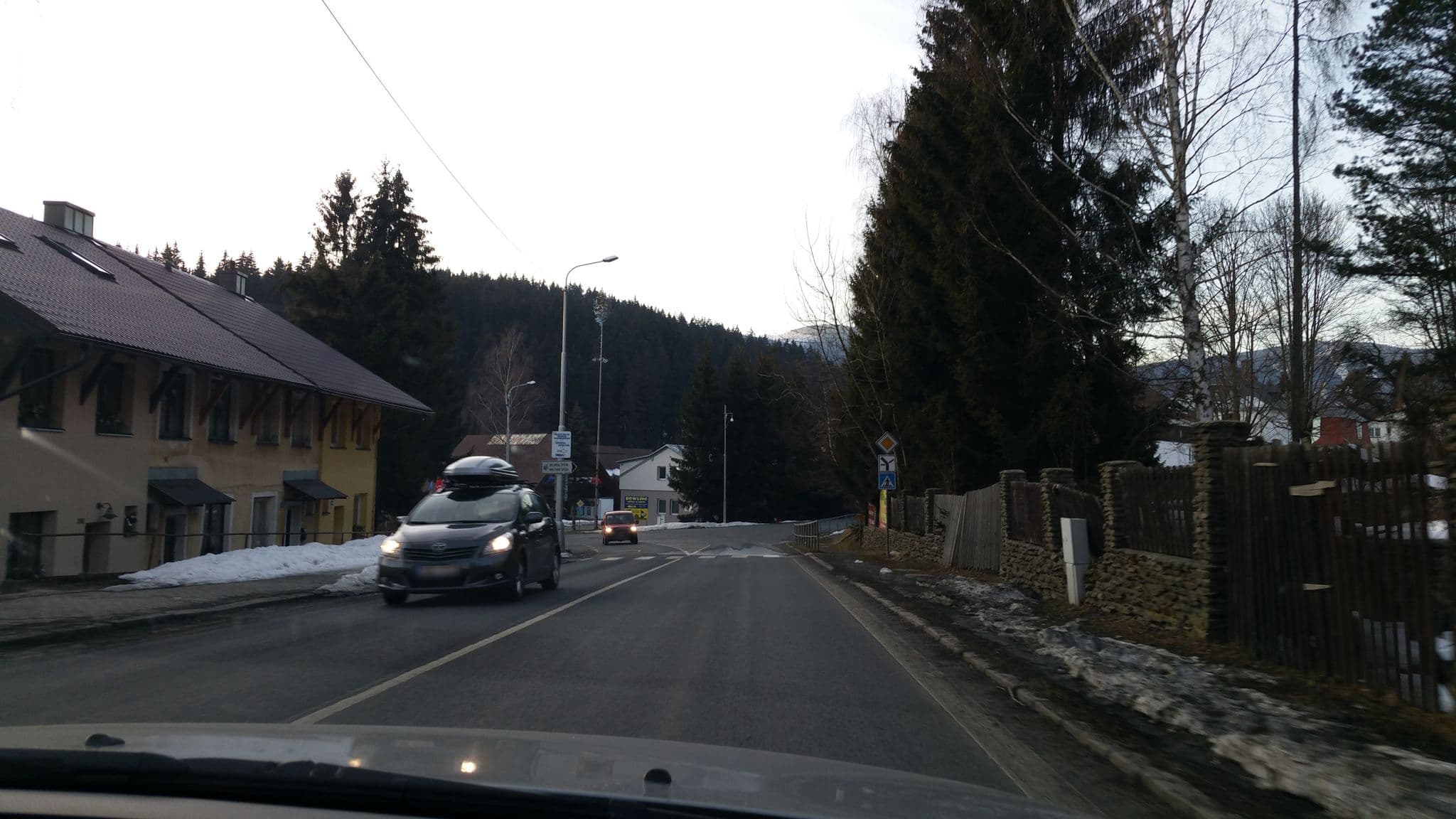Street view near Penzion Záva, Železná Ruda — © czmrtn (CC BY-SA · Mapillary)