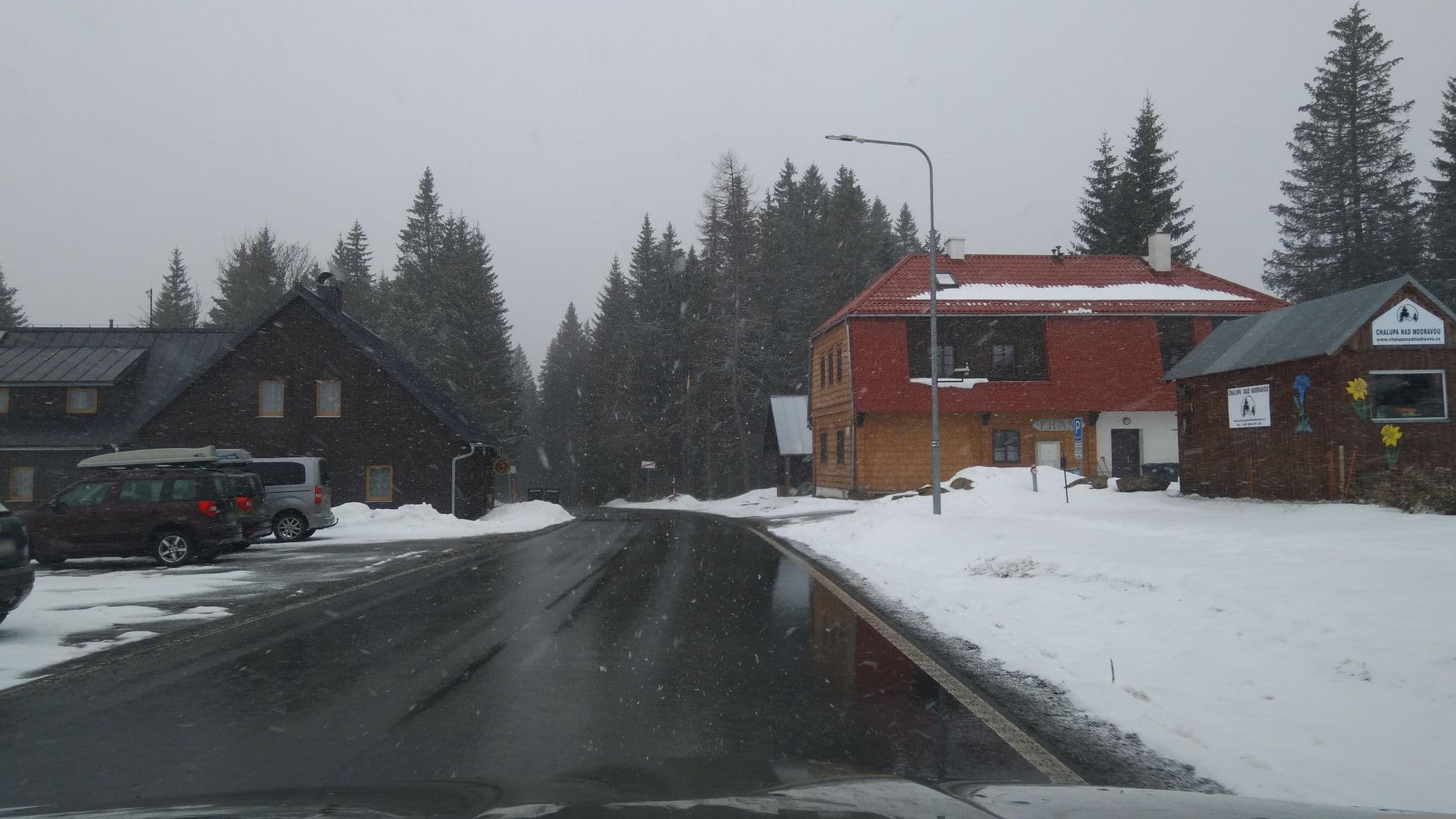 Street view near Chalupa Nad Modravou, Kašperské Hory — © vwv (CC BY-SA · Mapillary)