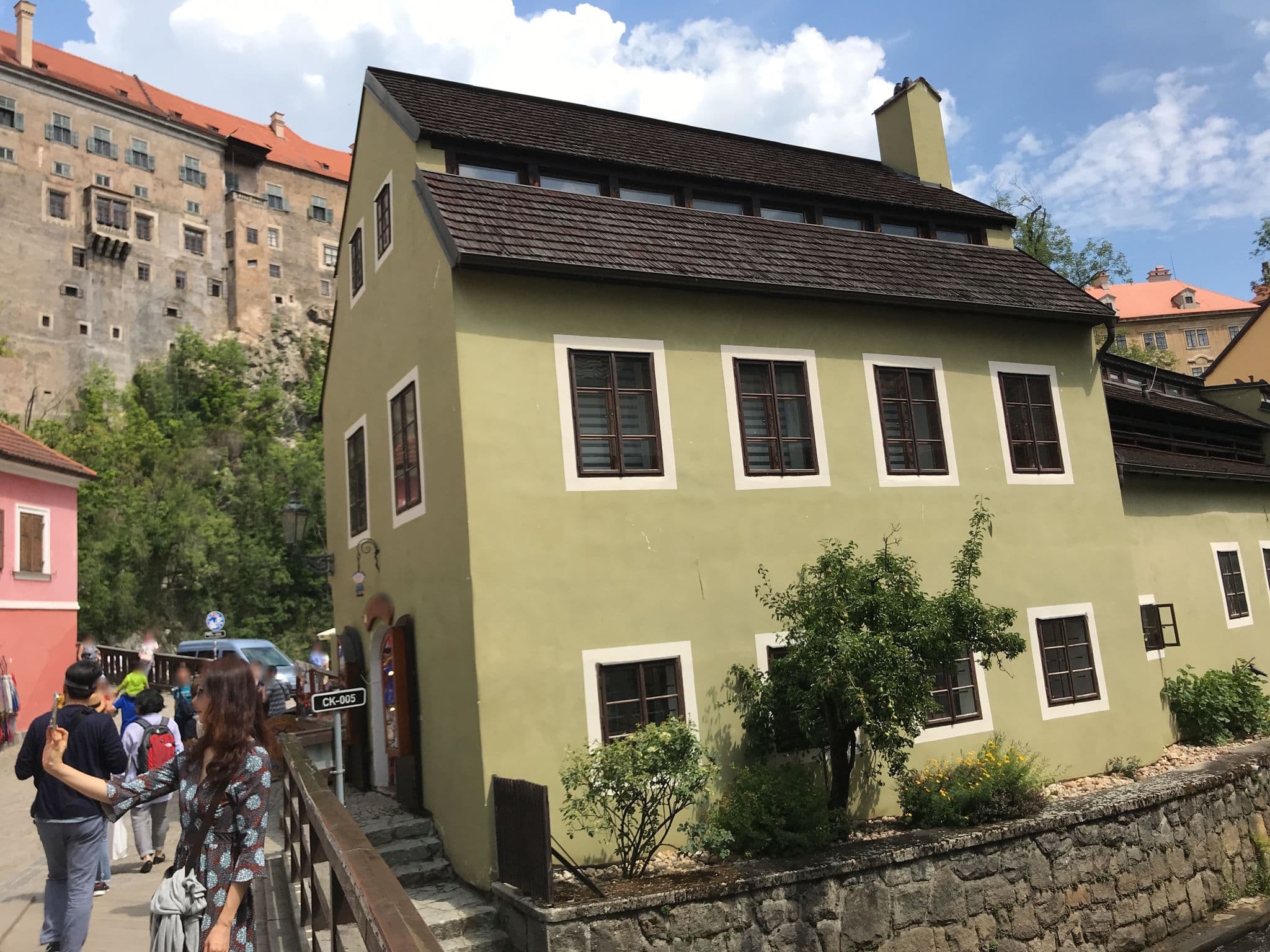 Street view near Hotel Barbors, Český Krumlov — © miguel_andrade (CC BY-SA · Mapillary)