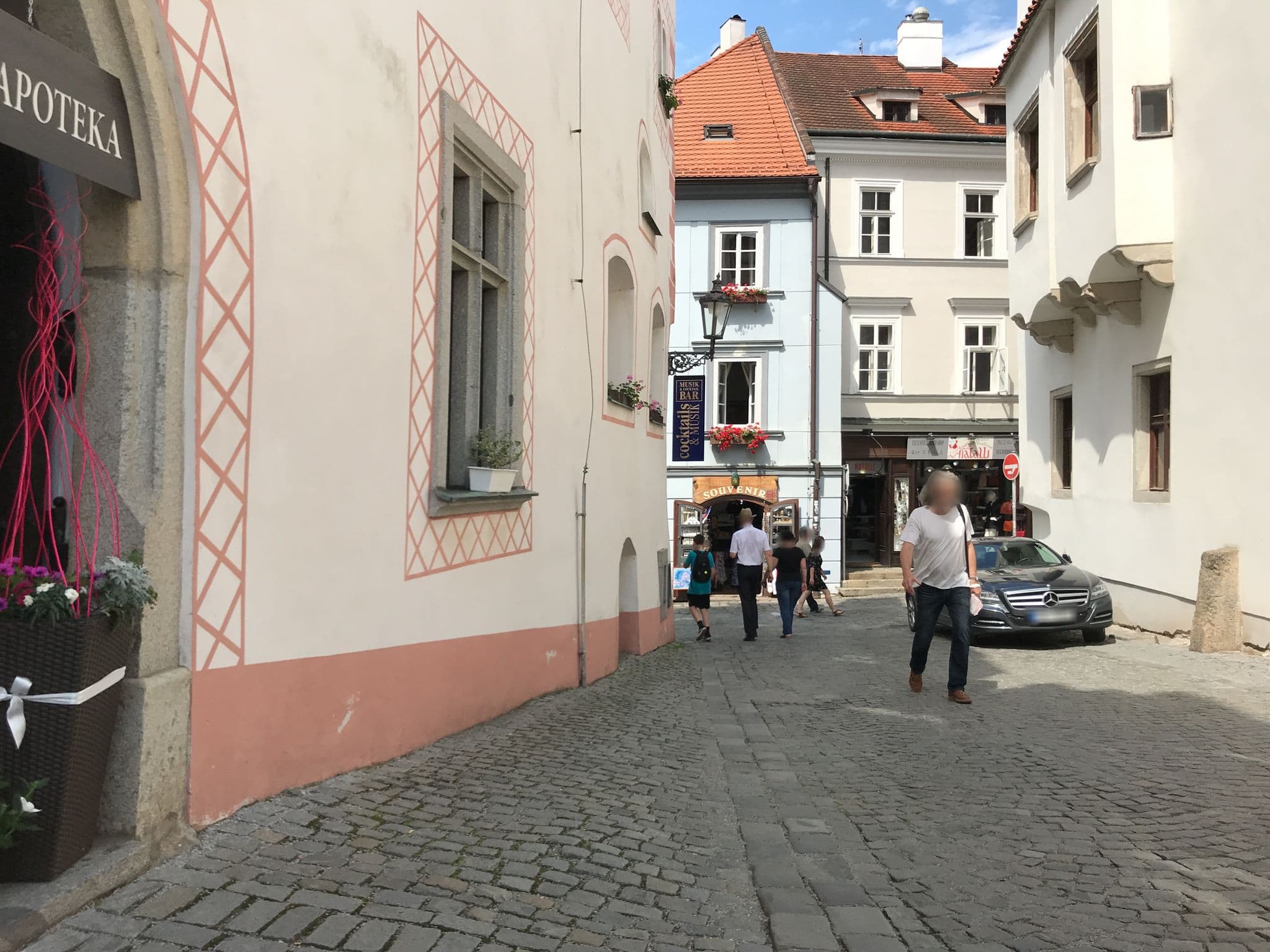 Street view near Pensione Marie, Český Krumlov — © miguel_andrade (CC BY-SA · Mapillary)