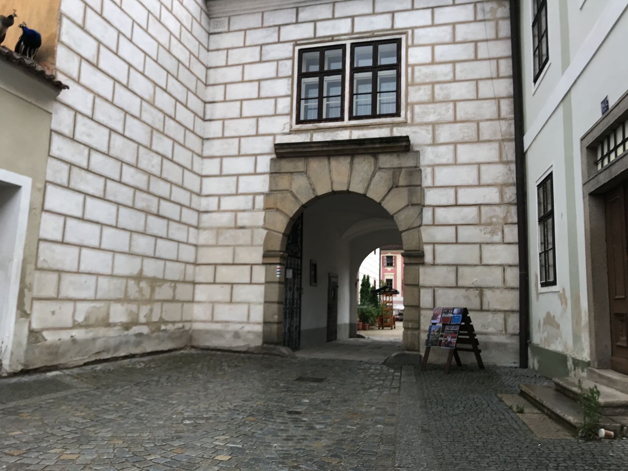 Street view near Penzion Zlatá stoka, Třeboň — © miguel_andrade (CC BY-SA · Mapillary)