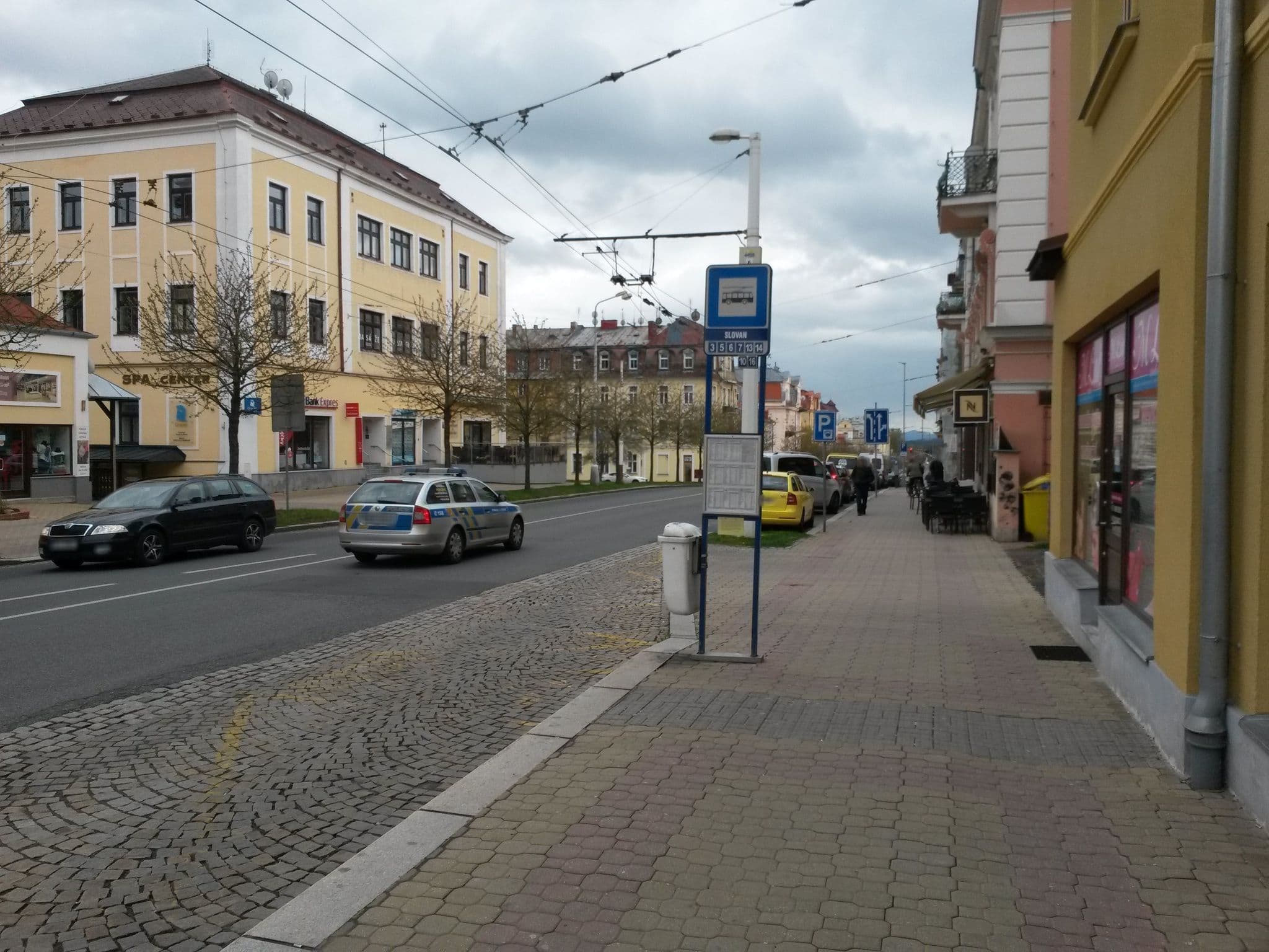 Street view near Apartmány La Provence, Mariánské Lázně — © rausk (CC BY-SA · Mapillary)