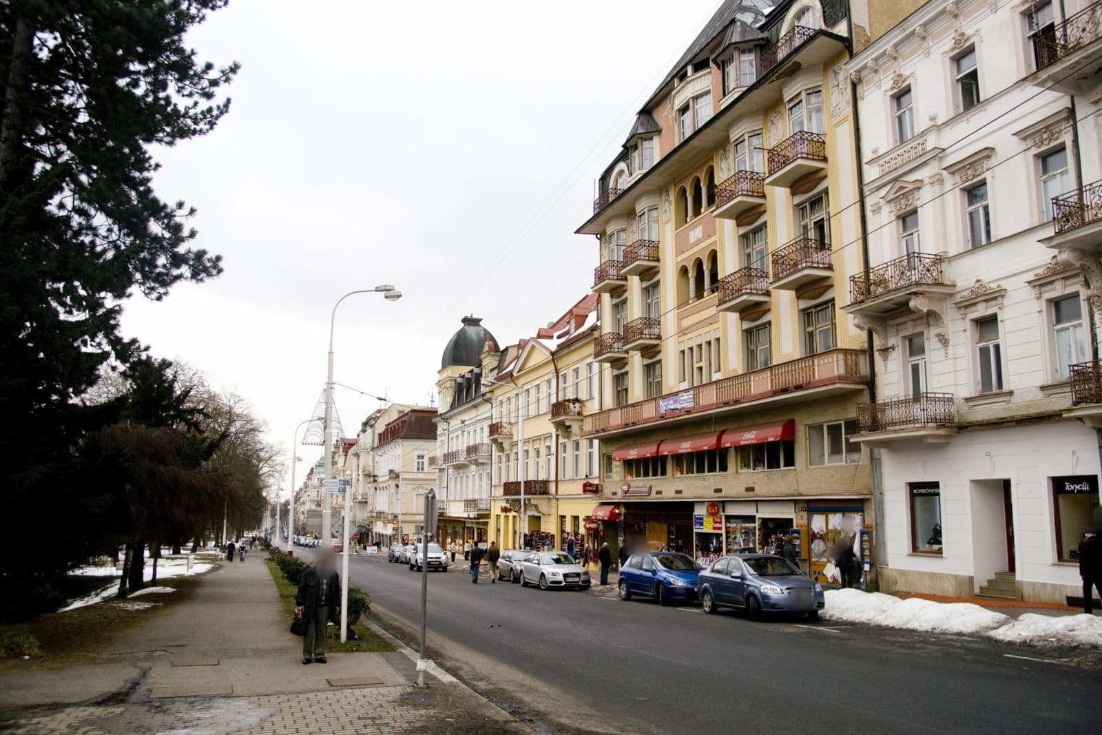 Street view near OREA Hotel Palace Zvon, Mariánské Lázně — © txllxt (CC BY-SA · Mapillary)