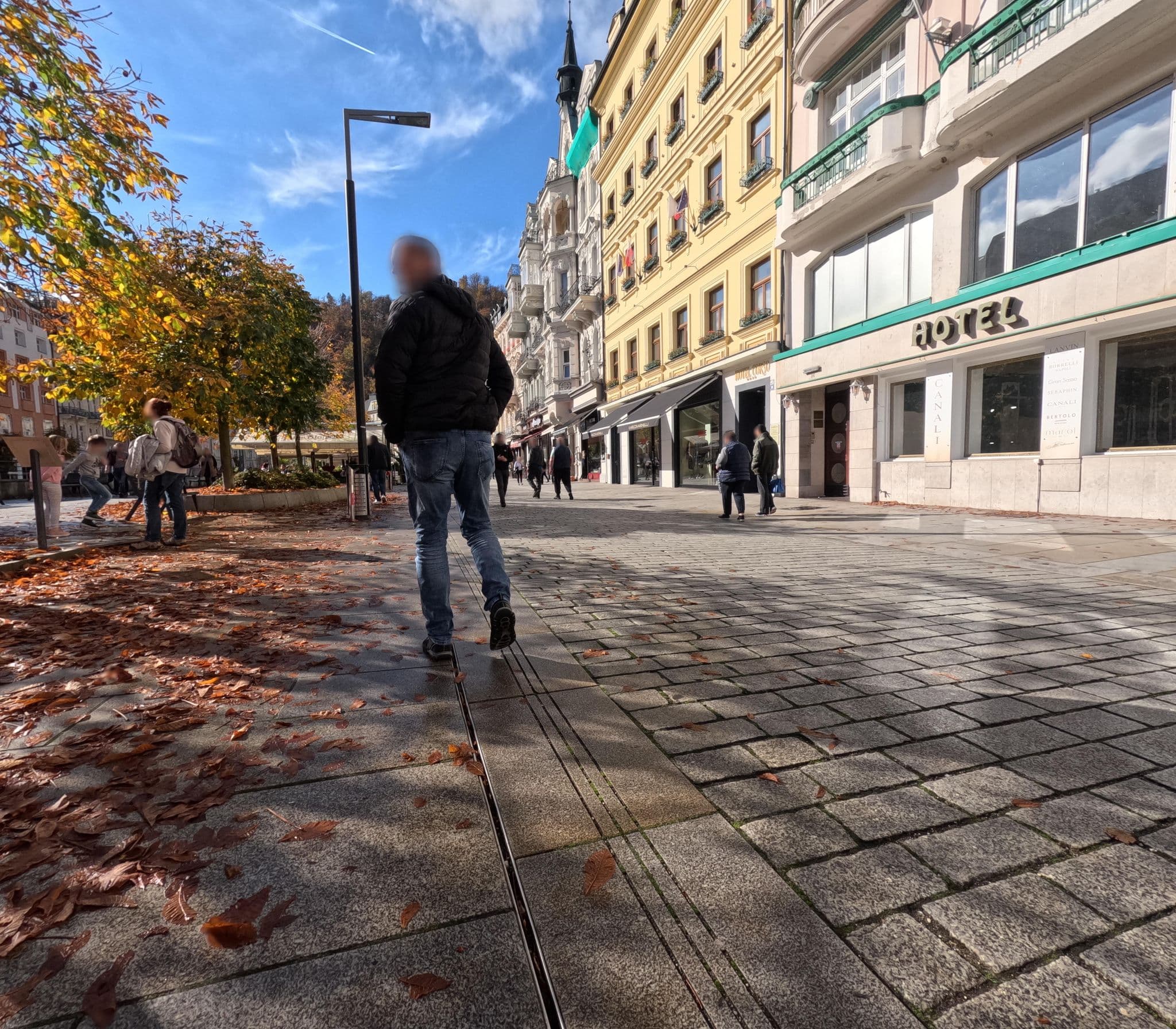 Street view near Apartmany U Divadla, Karlovy Vary — © chuck (CC BY-SA · Mapillary)
