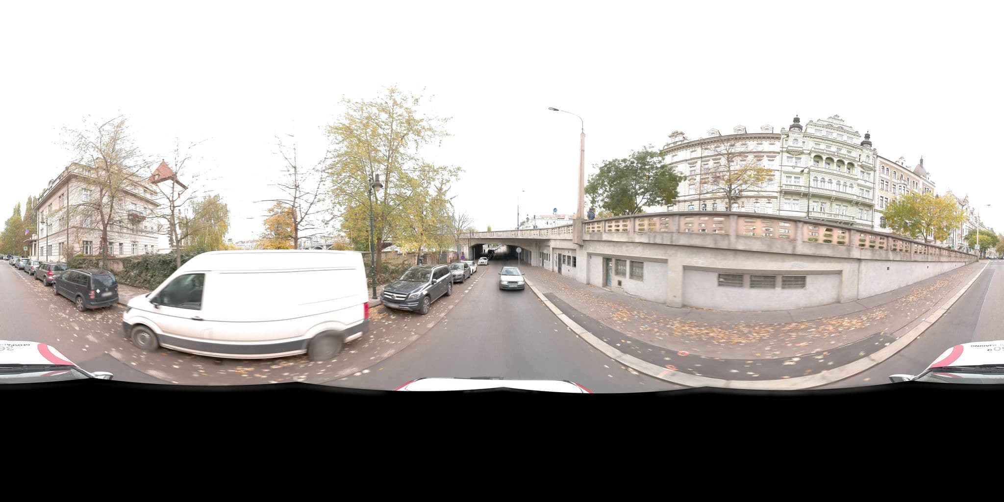 Street view near Janacek Palace Residence, Smíchov — © jeffreymartin (CC BY-SA · Mapillary)