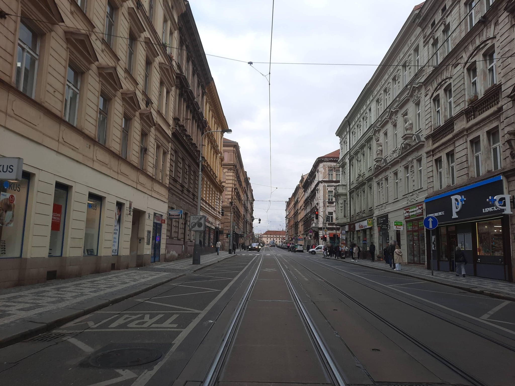 Street view near Romance in Prague, Smíchov — © ondrejlopatka (CC BY-SA · Mapillary)