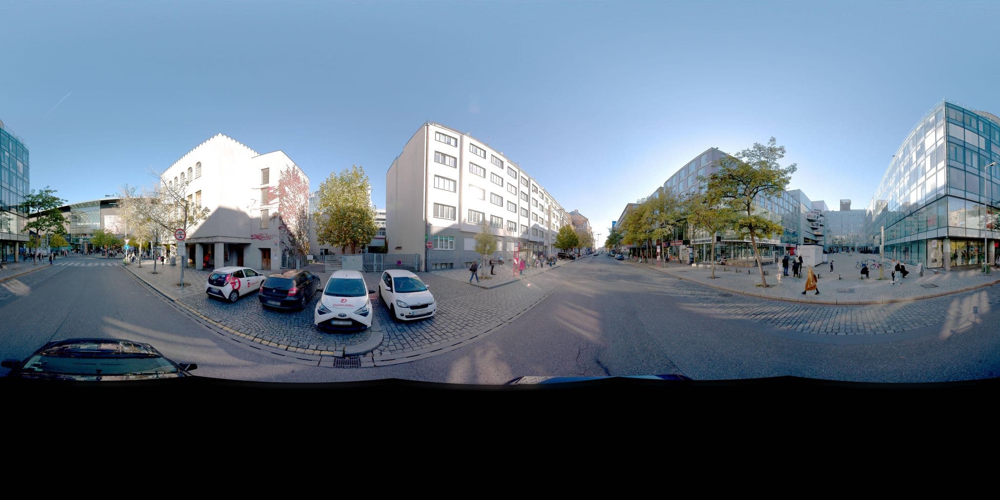Street view near Hotel Prague (a), Smíchov — © jeffreymartin (CC BY-SA · Mapillary)