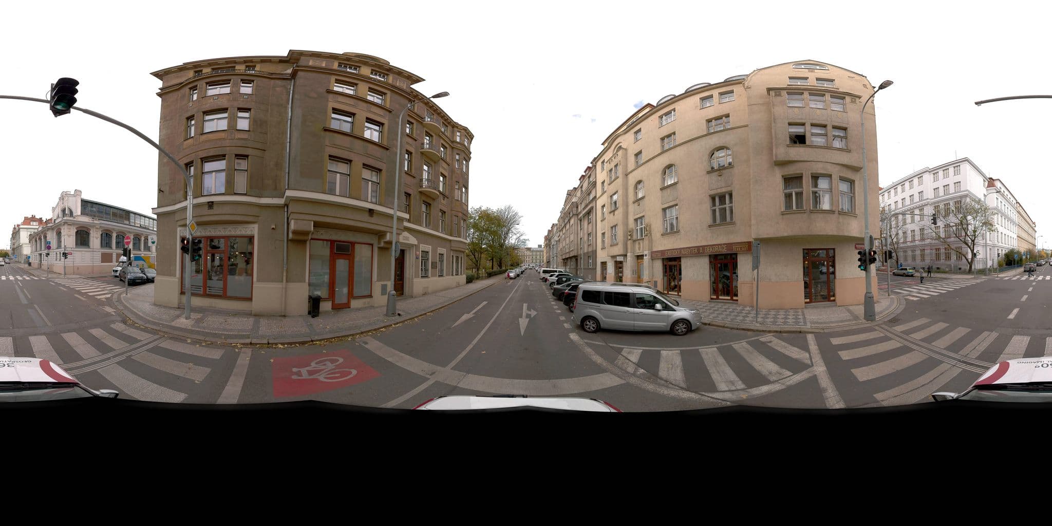 Street view near ALK-apts Prague, Smíchov — © jeffreymartin (CC BY-SA · Mapillary)