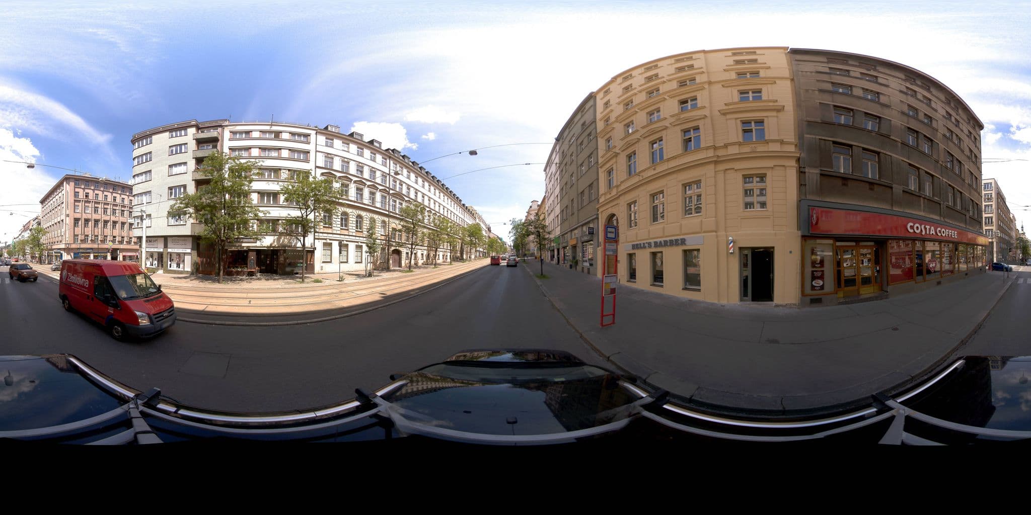 Street view near Vintage Apartment Jecna, Nové Město — © jeffreymartin (CC BY-SA · Mapillary)