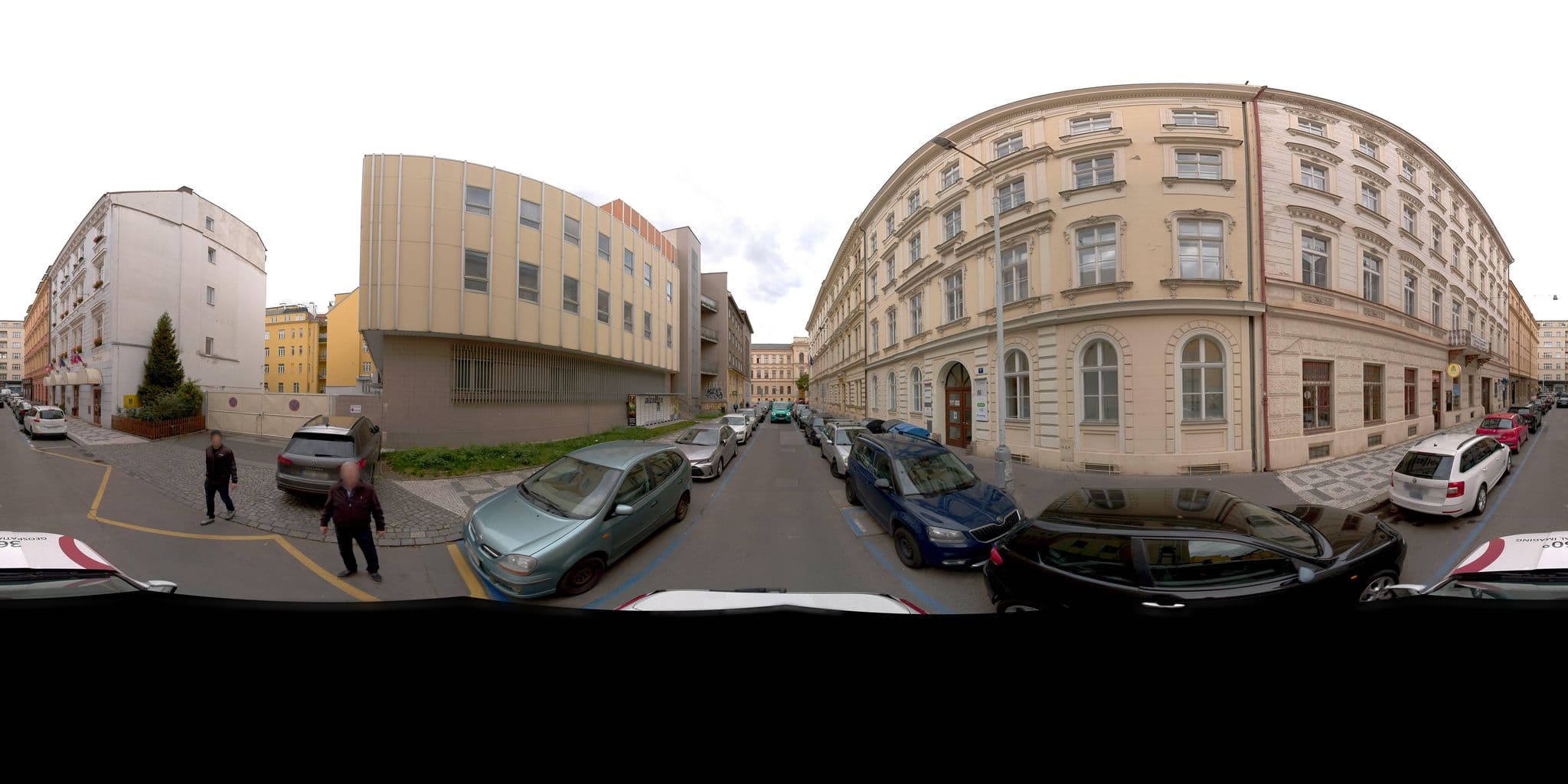Street view near Hotel Arbes - Mepro, Smíchov — © jeffreymartin (CC BY-SA · Mapillary)