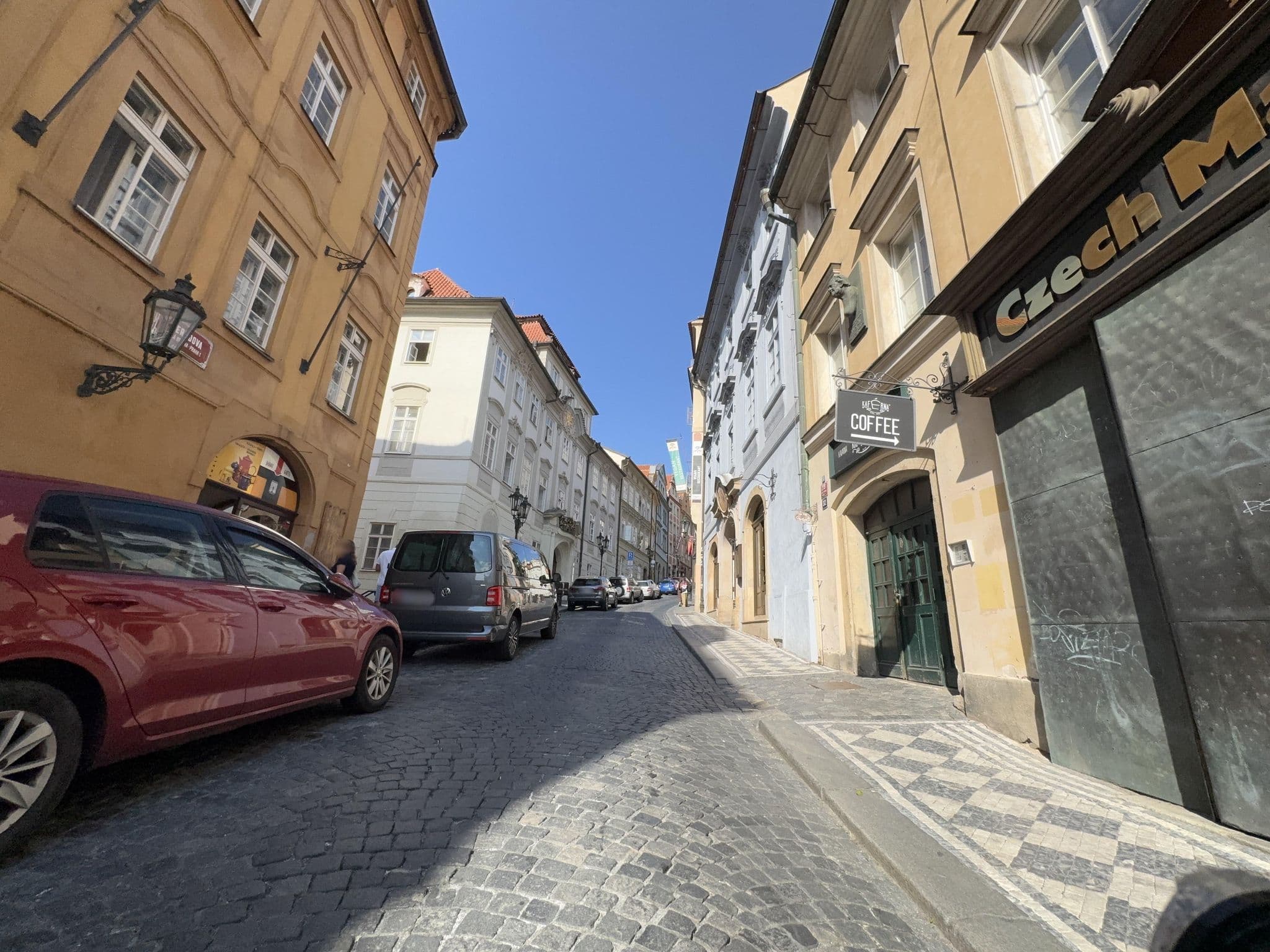Street view near Necton Prague Castle Apartments, Malá Strana — © ondrejlopatka (CC BY-SA · Mapillary)