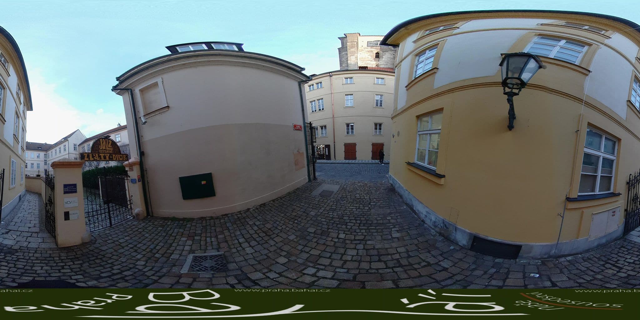 Street view near Husova 9 Apartments, Prague — © Bahai_Praha (CC BY-SA · Mapillary)
