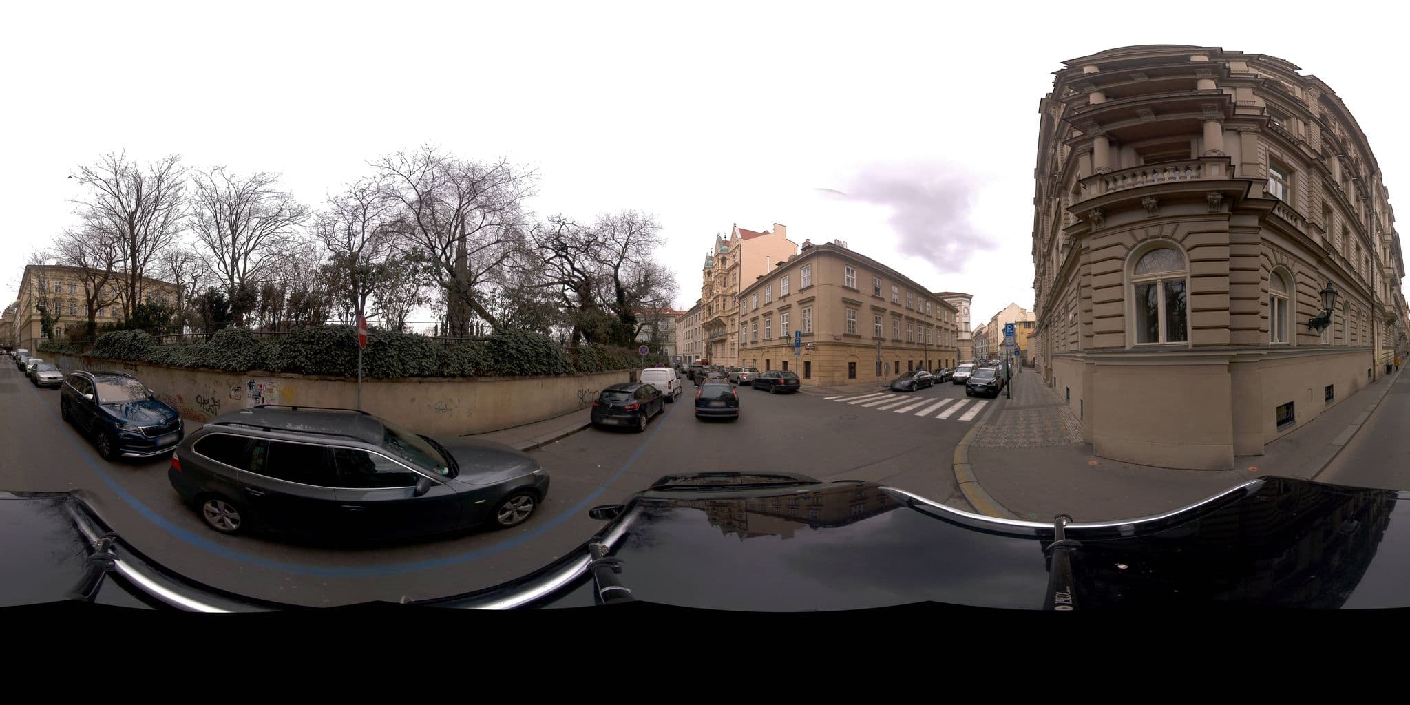 Street view near Franz Apartments, Nové Město — © jeffreymartin (CC BY-SA · Mapillary)