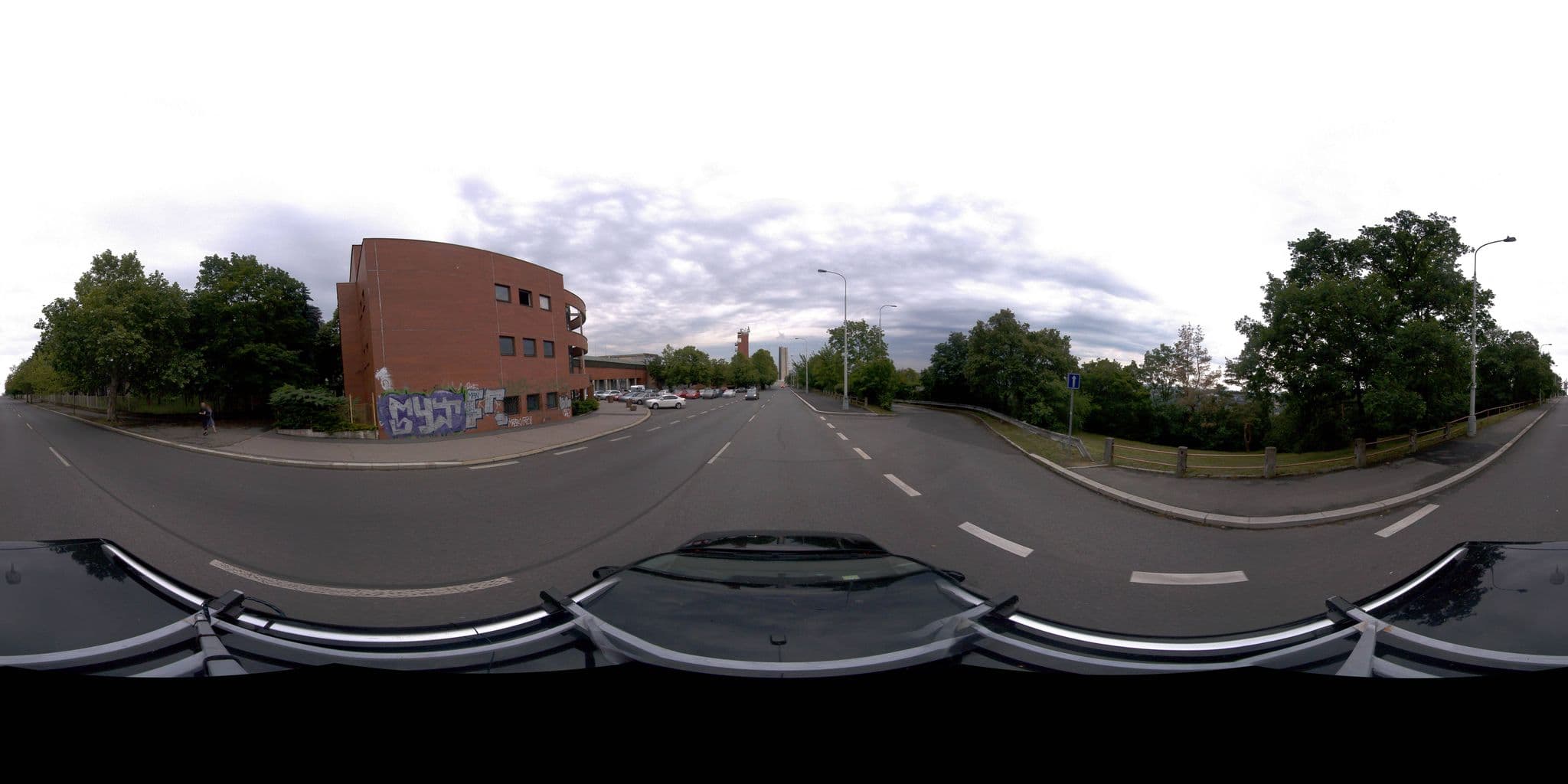 Street view near Coubertin, Smíchov — © jeffreymartin (CC BY-SA · Mapillary)