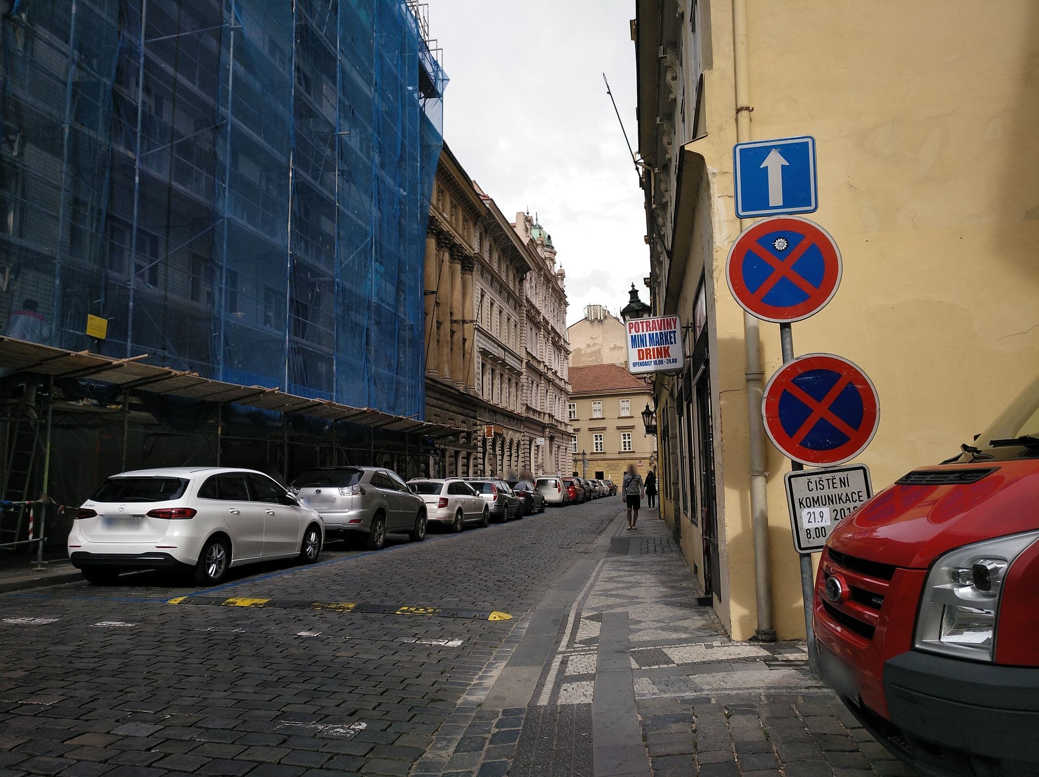 Street view near Rentego Violet Apartments, Nové Město — © filohipo (CC BY-SA · Mapillary)