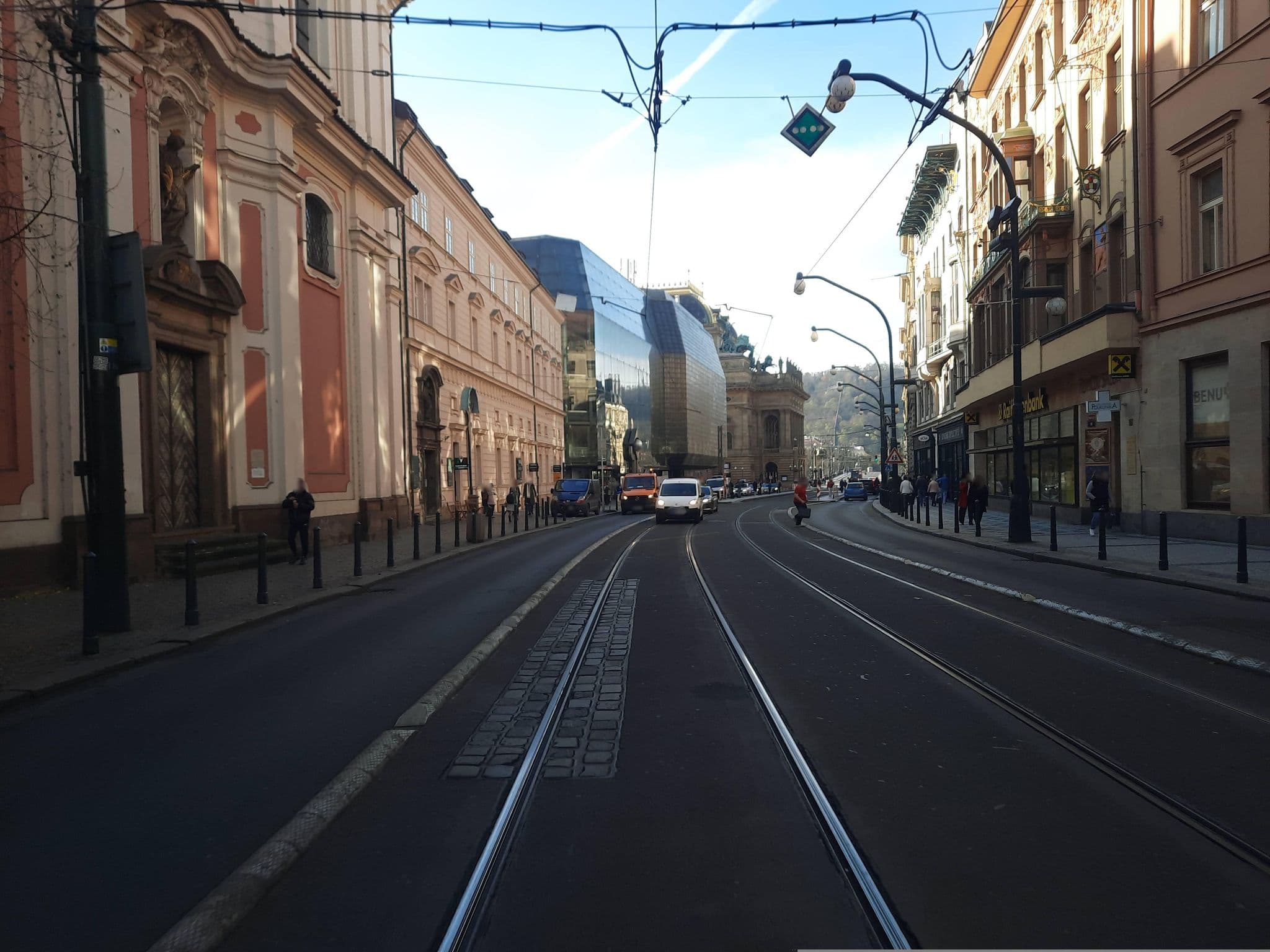 Street view near Velvet Apartments Staré město, Nové Město — © ondrejlopatka (CC BY-SA · Mapillary)
