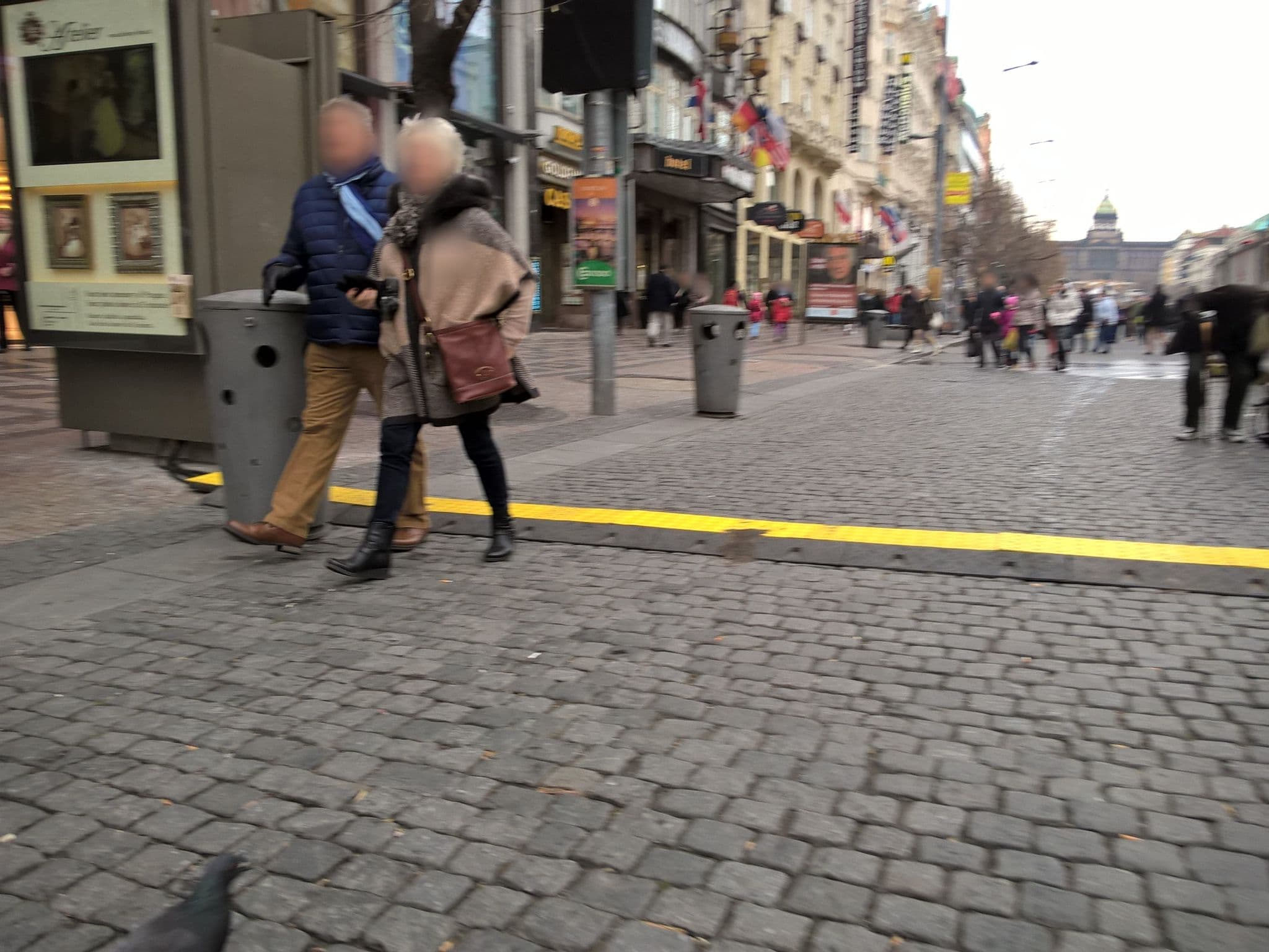 Street view near Wenceslas Square Terraces, Prague — © pbb (CC BY-SA · Mapillary)
