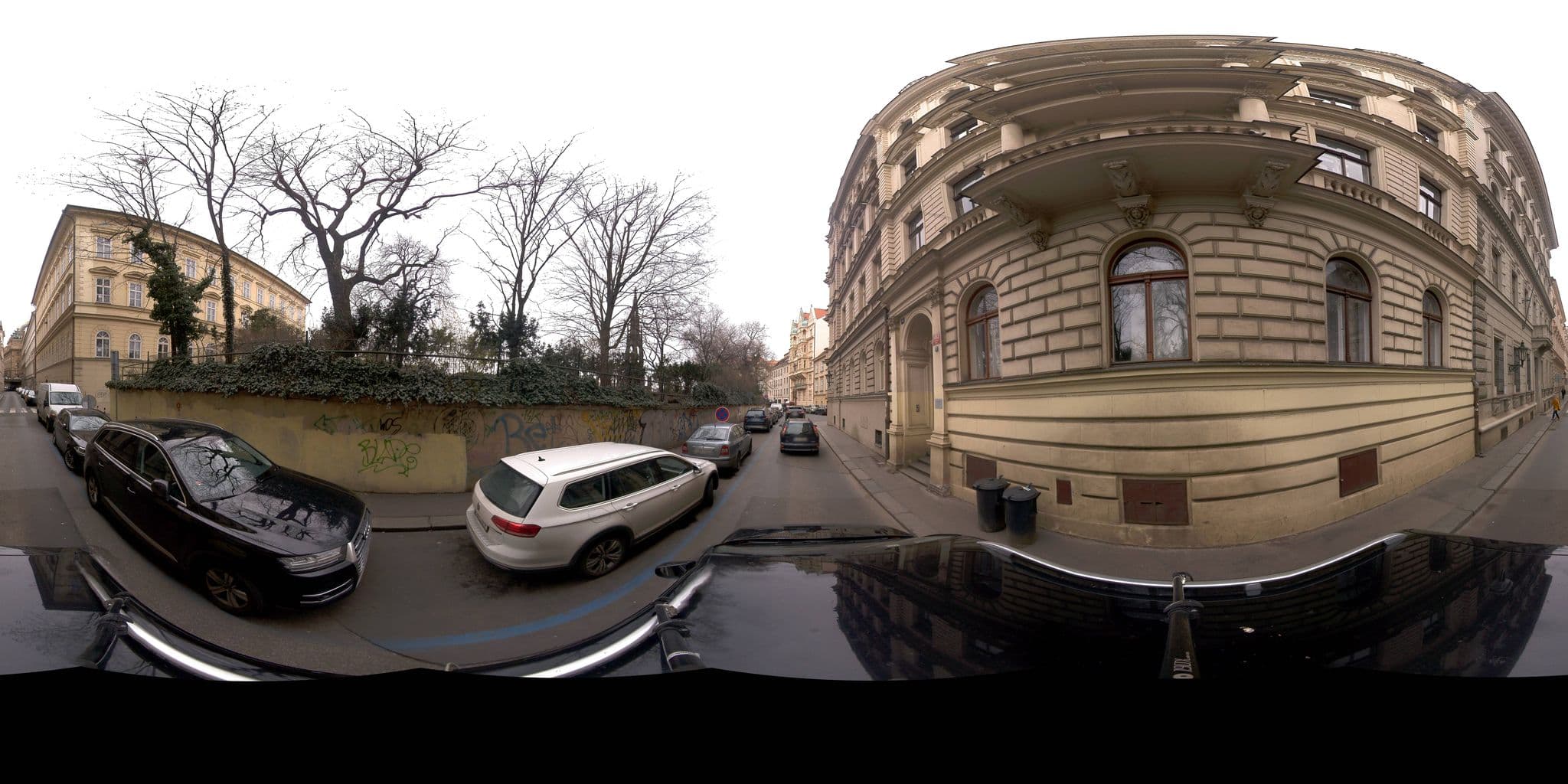 Street view near AllStars Hotel, Nové Město — © jeffreymartin (CC BY-SA · Mapillary)