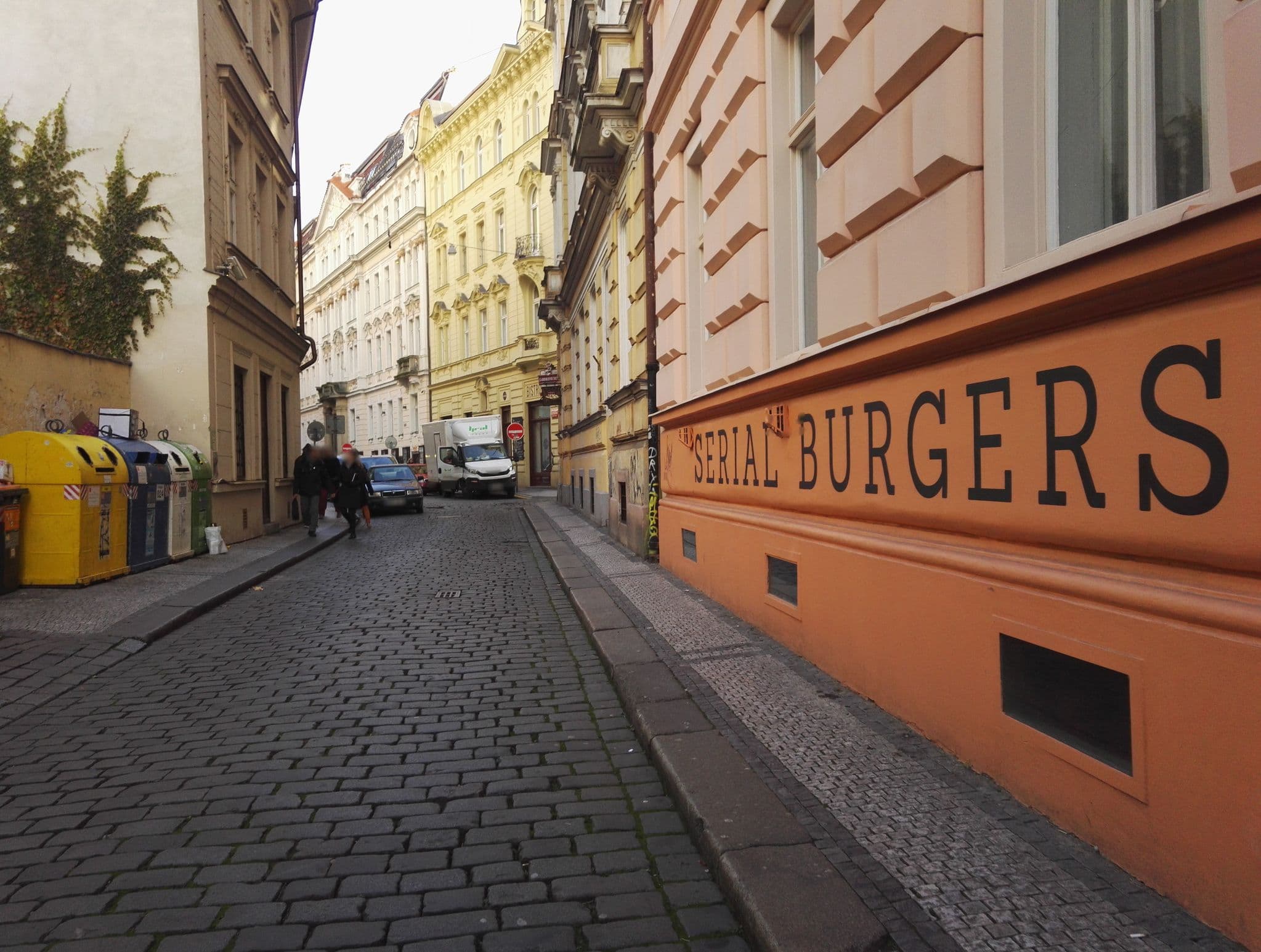 Street view near Equity Point Hostel, Nové Město — © aceini (CC BY-SA · Mapillary)