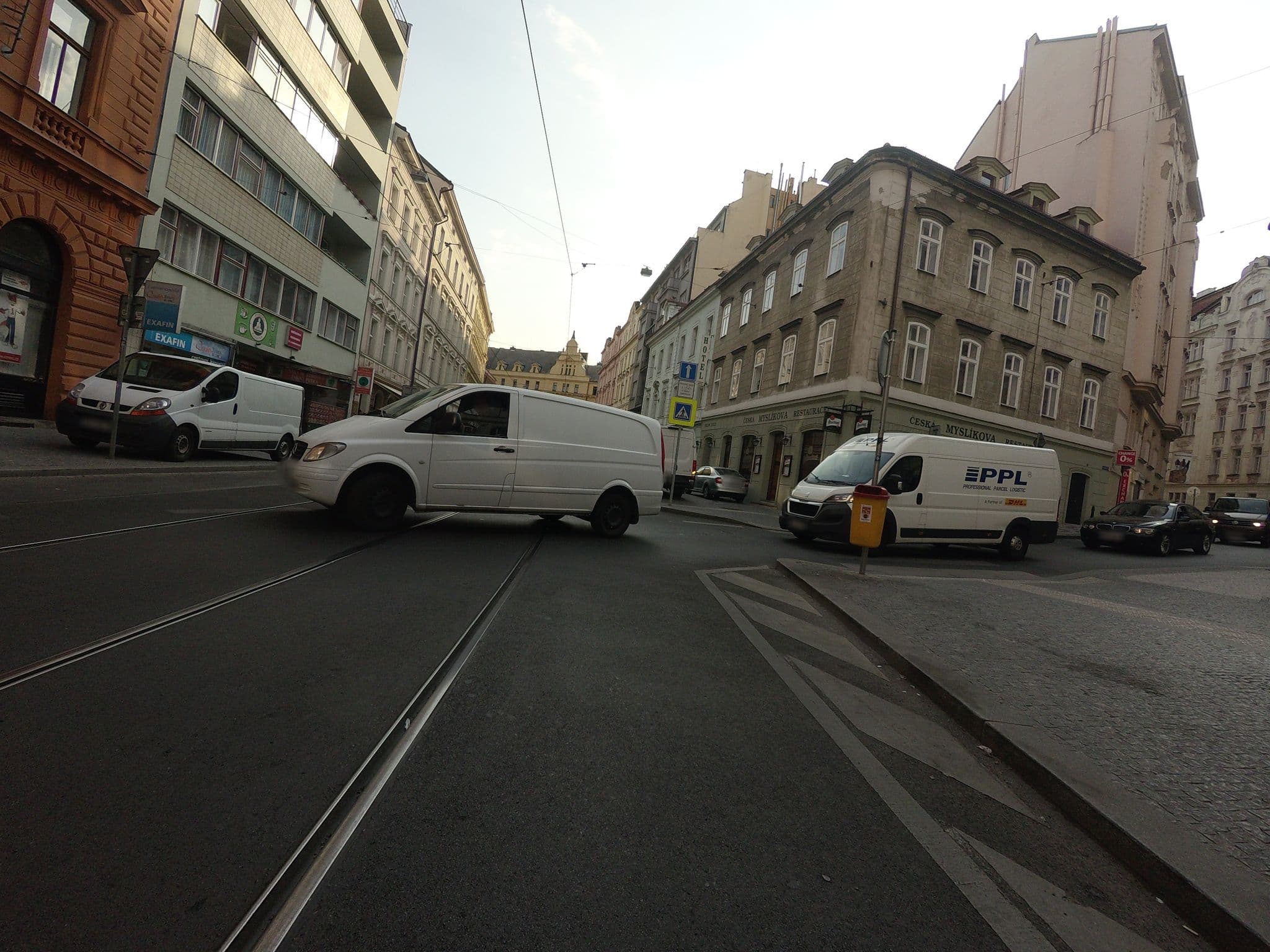 Street view near Prague Central Grande Apartment, Nové Město — © tobiaso (CC BY-SA · Mapillary)