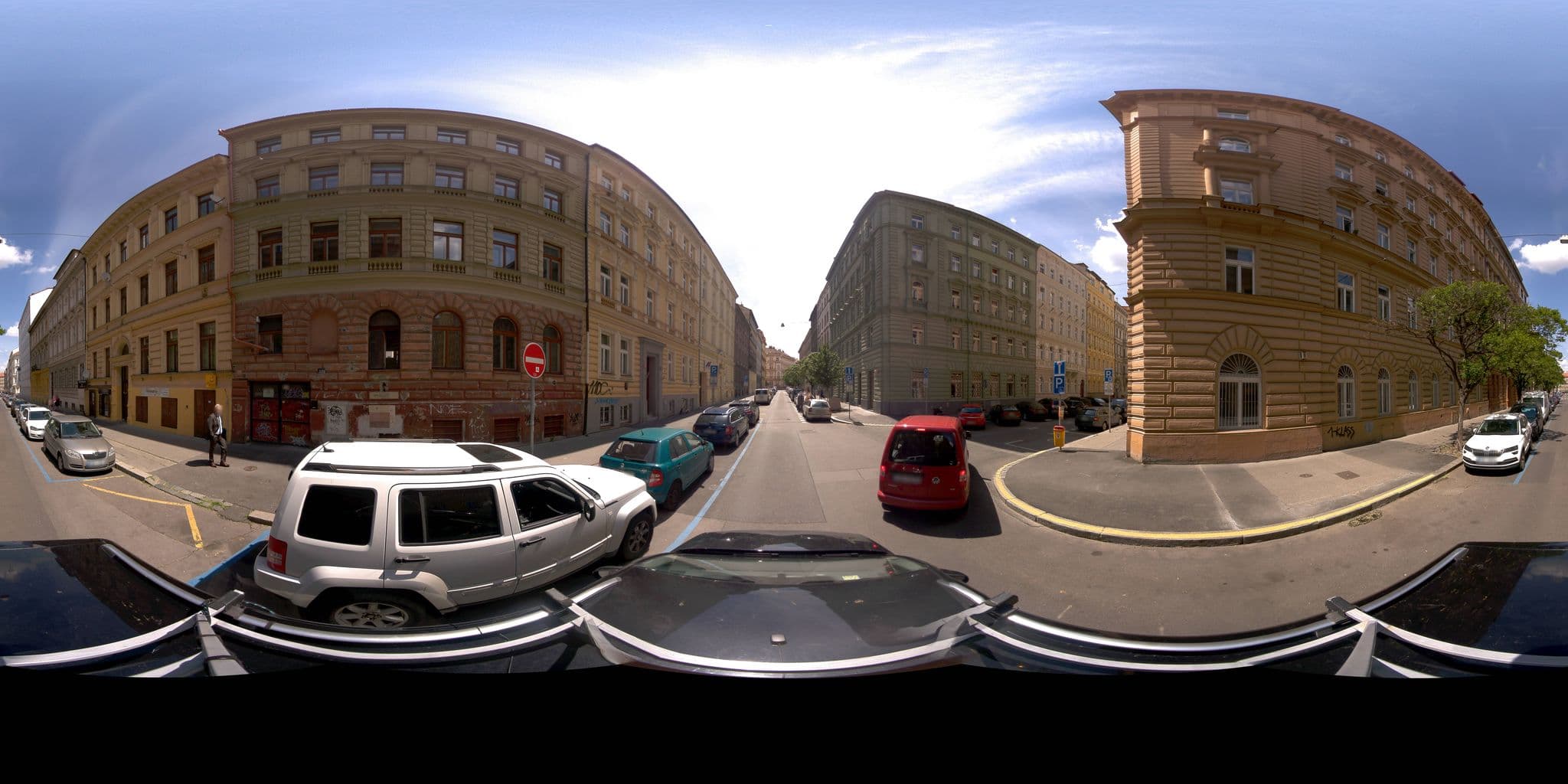 Street view near Lublanska Apartment, Královské Vinohrady — © jeffreymartin (CC BY-SA · Mapillary)