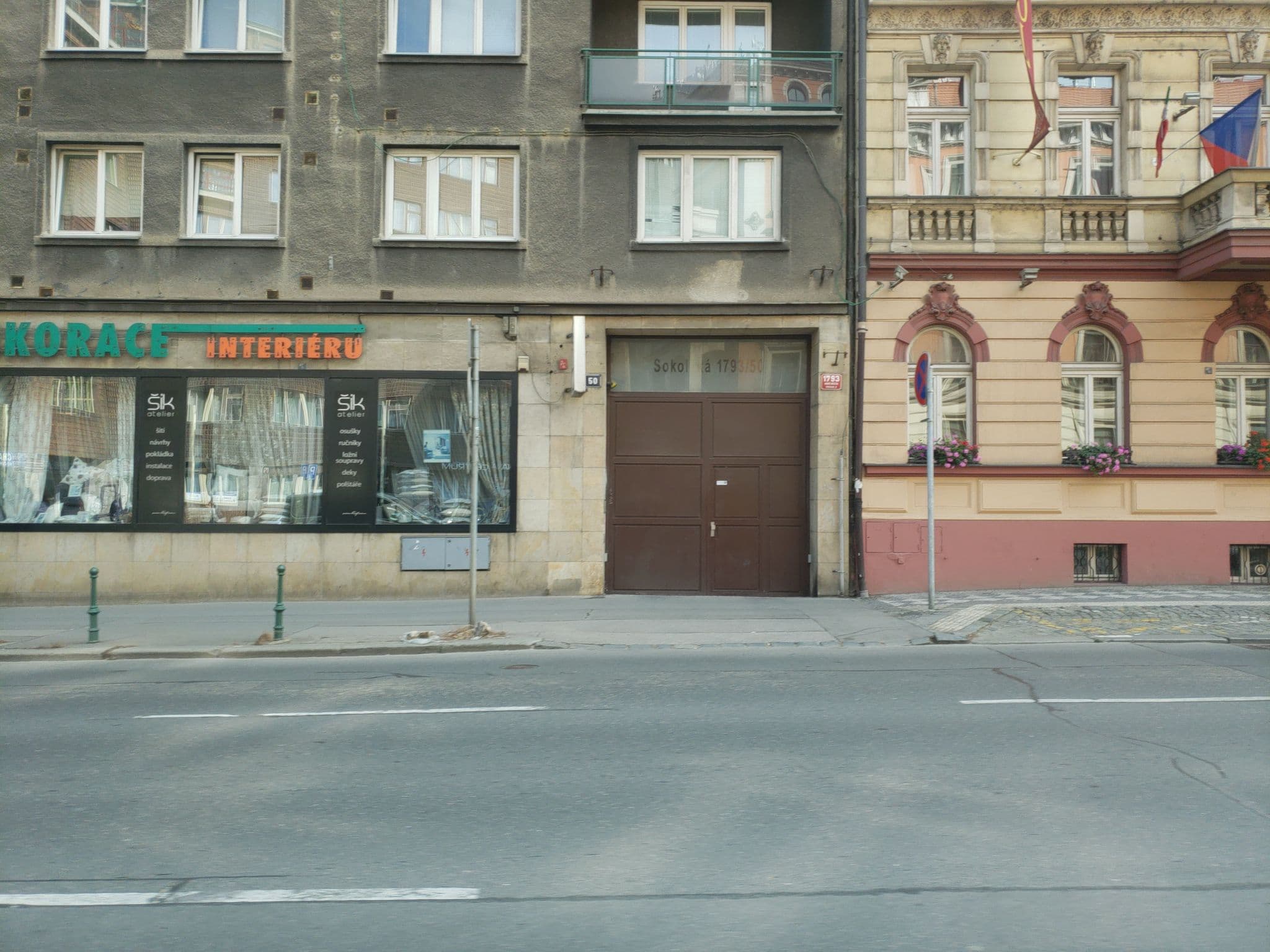 Street view near Hotel DaVinci, Nové Město — © mapfool (CC BY-SA · Mapillary)