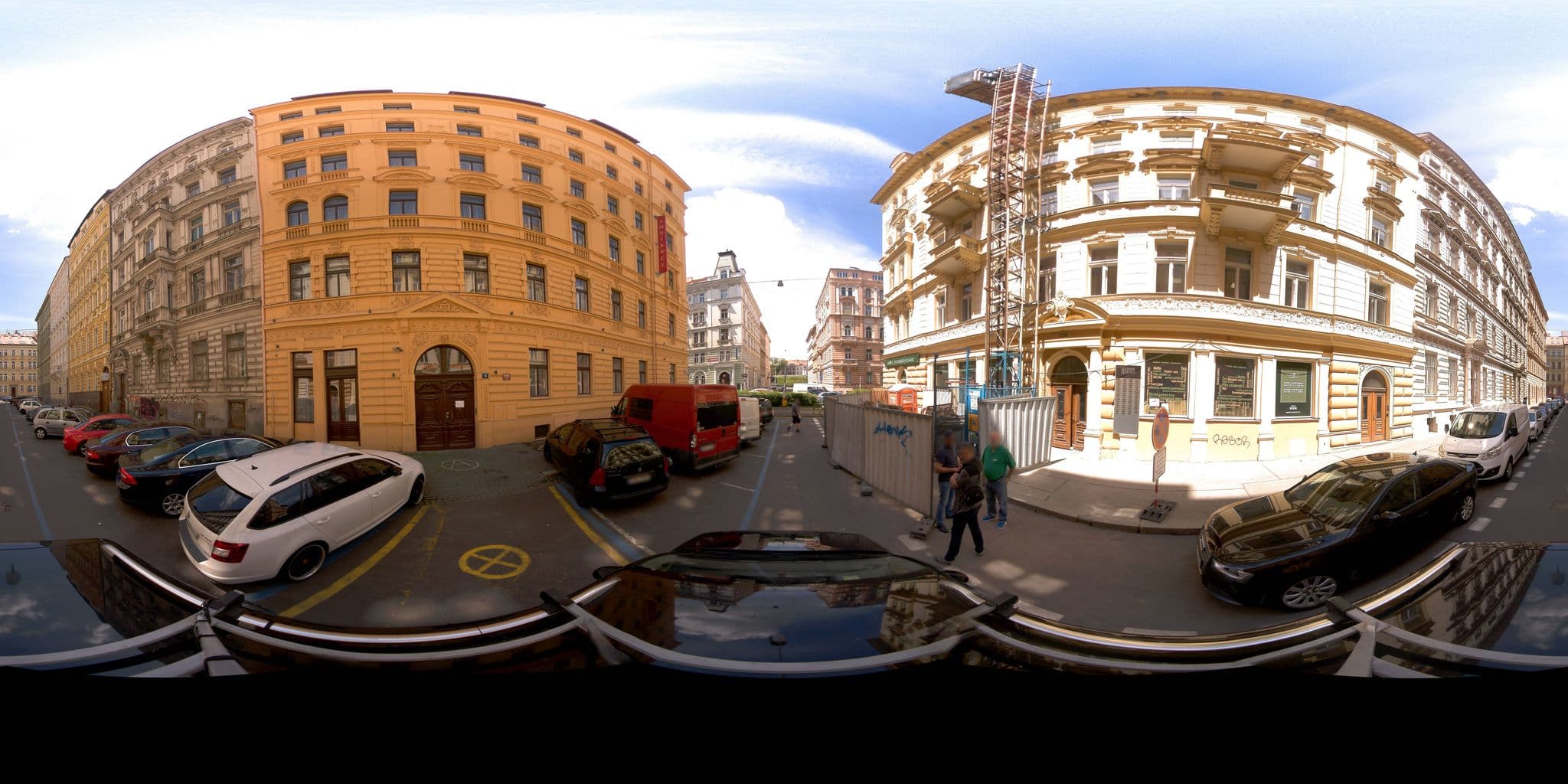 Street view near Apartment near National Park, Královské Vinohrady — © jeffreymartin (CC BY-SA · Mapillary)