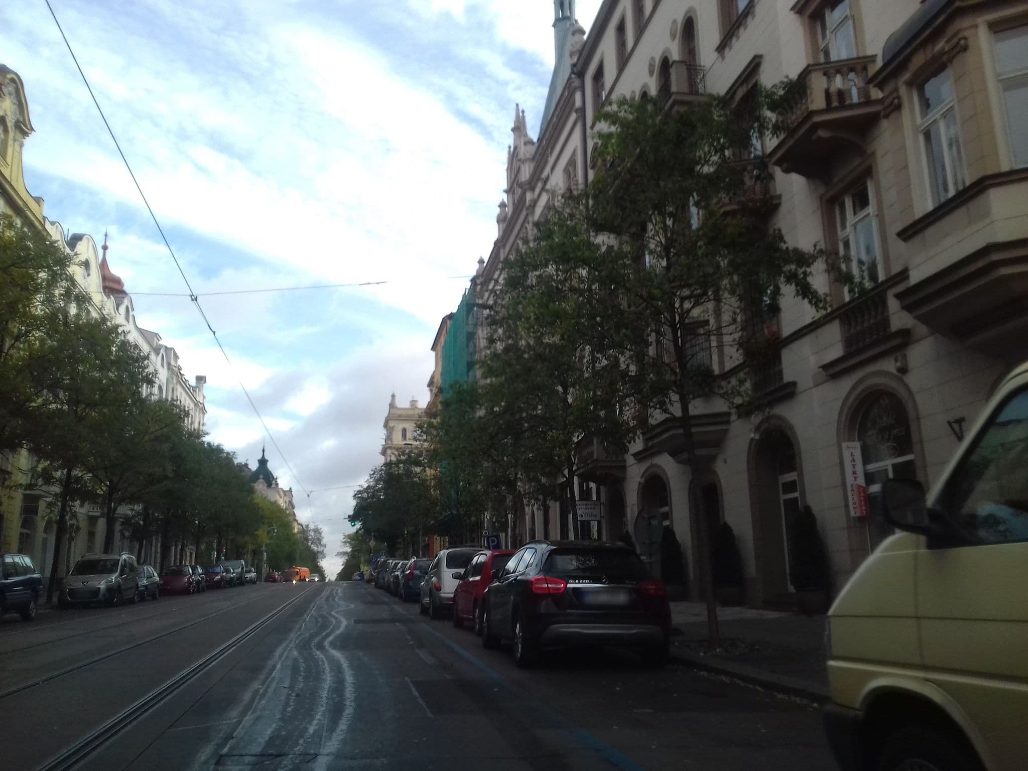 Street view near Hotel Chodska Garni Prague, Královské Vinohrady — © hodkowicz (CC BY-SA · Mapillary)