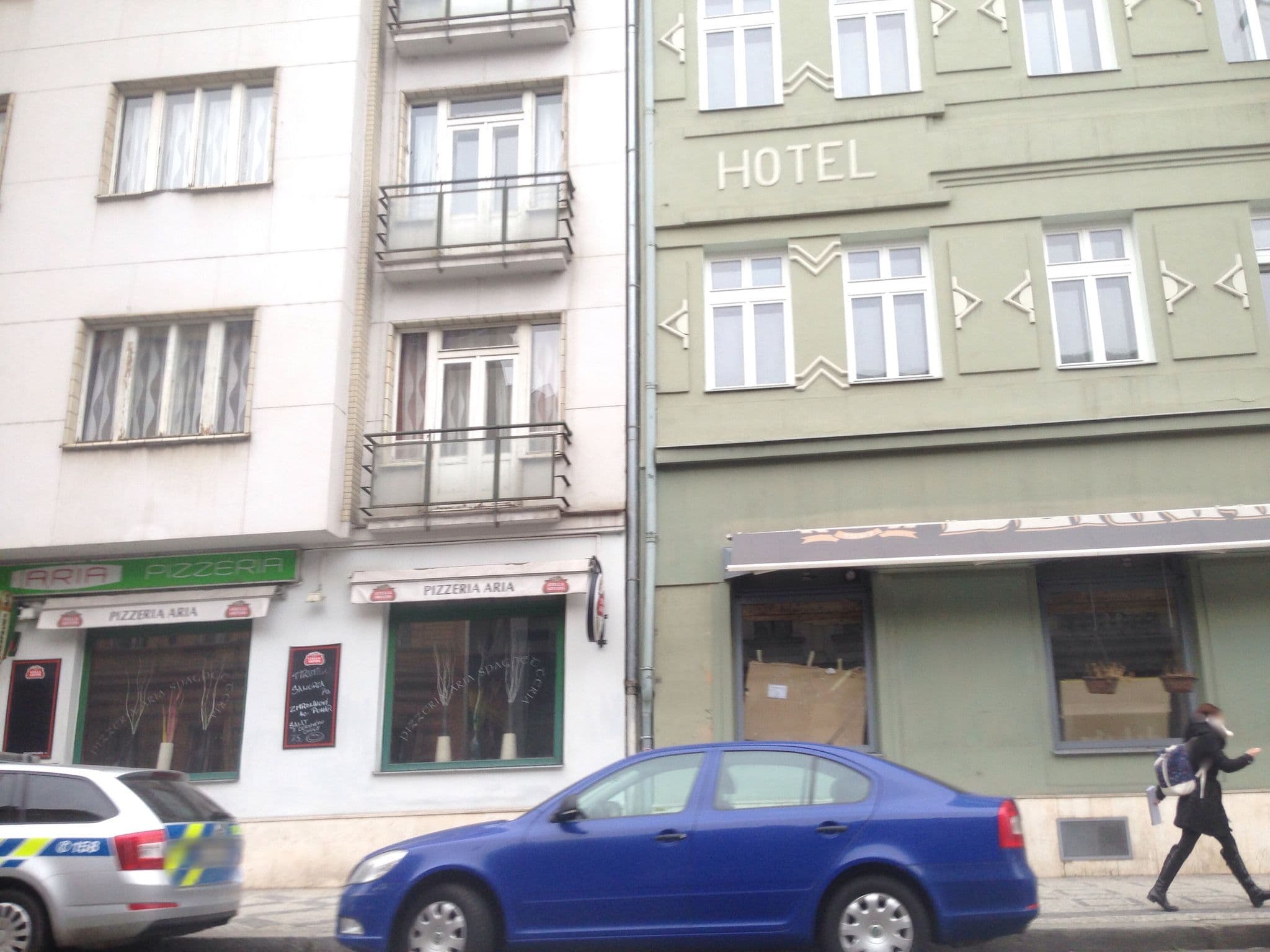 Street view near Studio Apartment Za Poricskou Branou, Karlín — © zbycz (CC BY-SA · Mapillary)