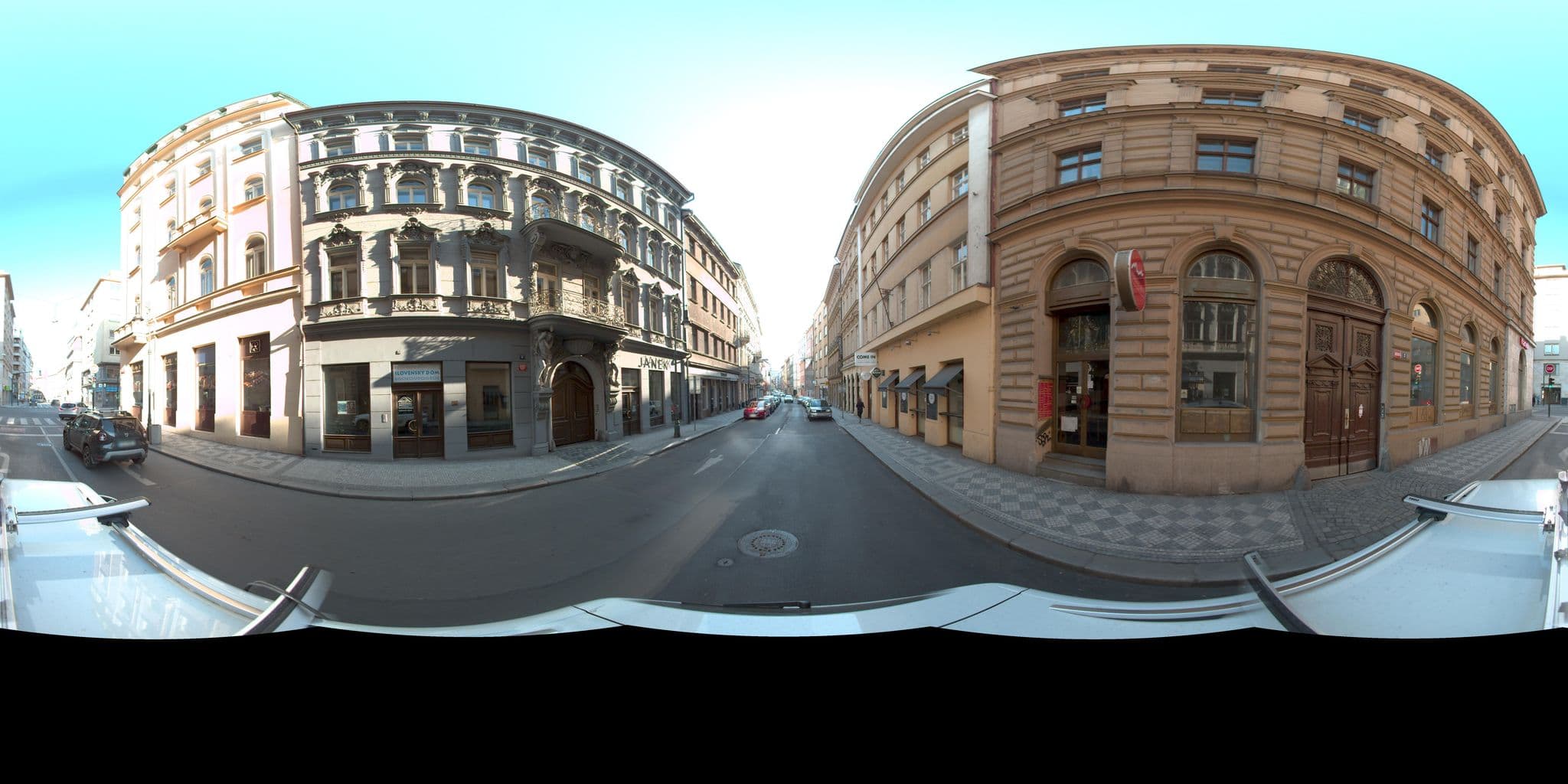 Street view near Aparthotel Bella Verona Prague, Prague — © kolarius27 (CC BY-SA · Mapillary)