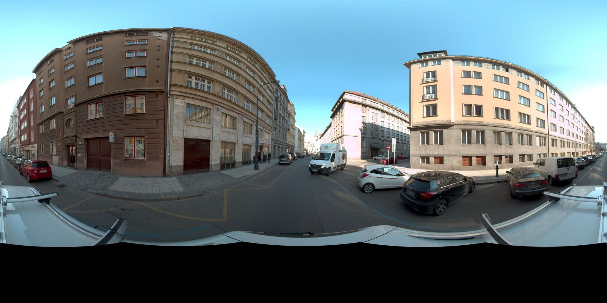 Street view near Hotel Clement Prague, Prague — © kolarius27 (CC BY-SA · Mapillary)