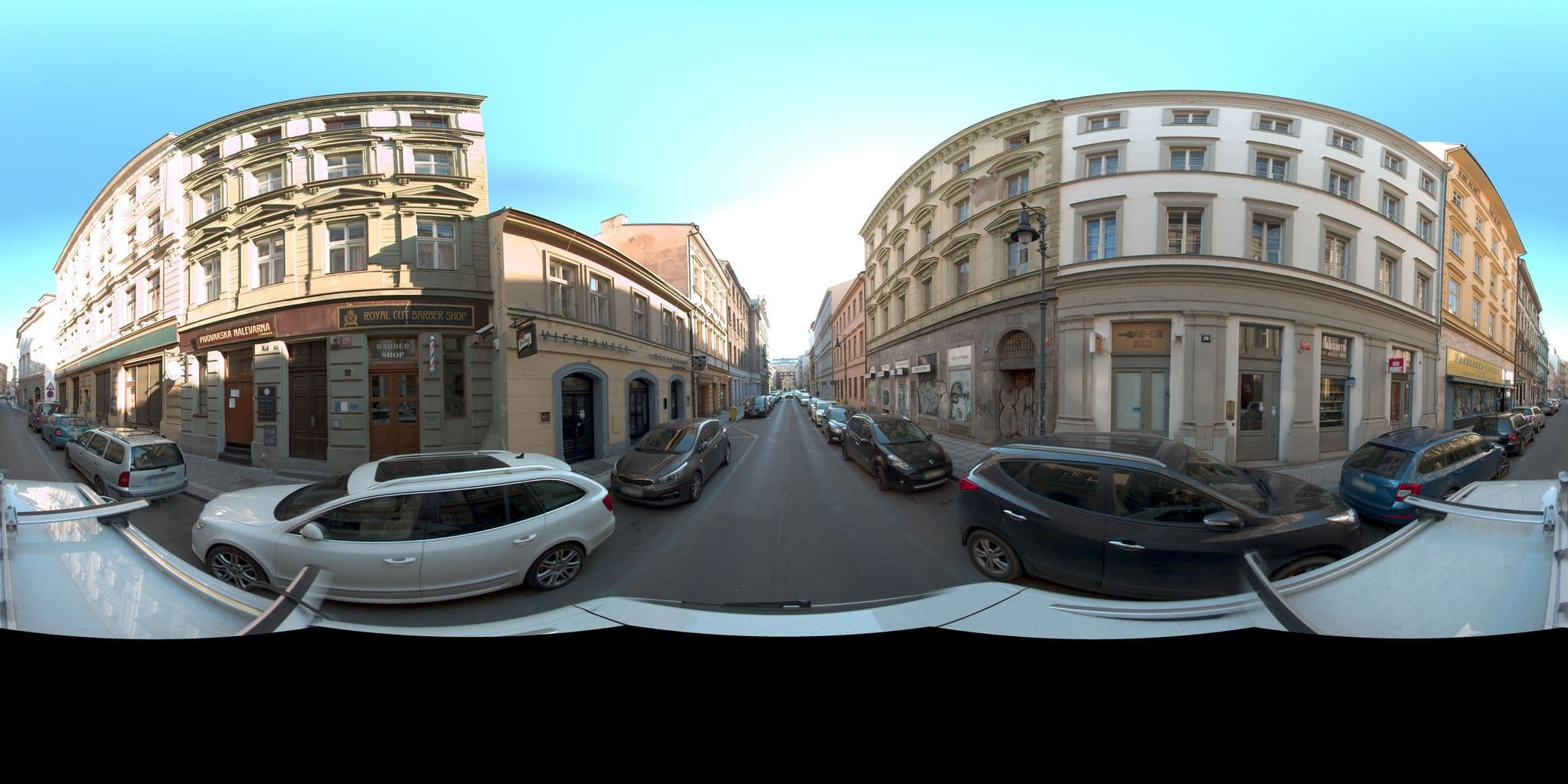 Street view near Sophia Apparment, Prague — © kolarius27 (CC BY-SA · Mapillary)