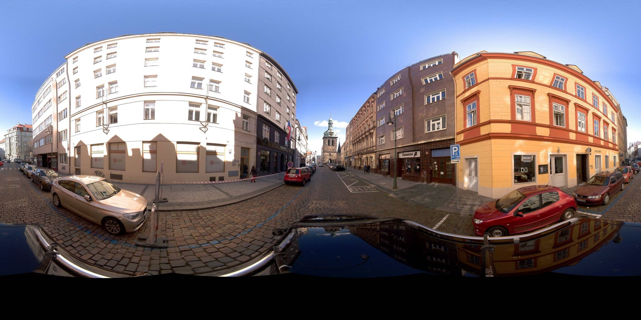 Street view near Oasis Aparthotel, Prague — © jeffreymartin (CC BY-SA · Mapillary)