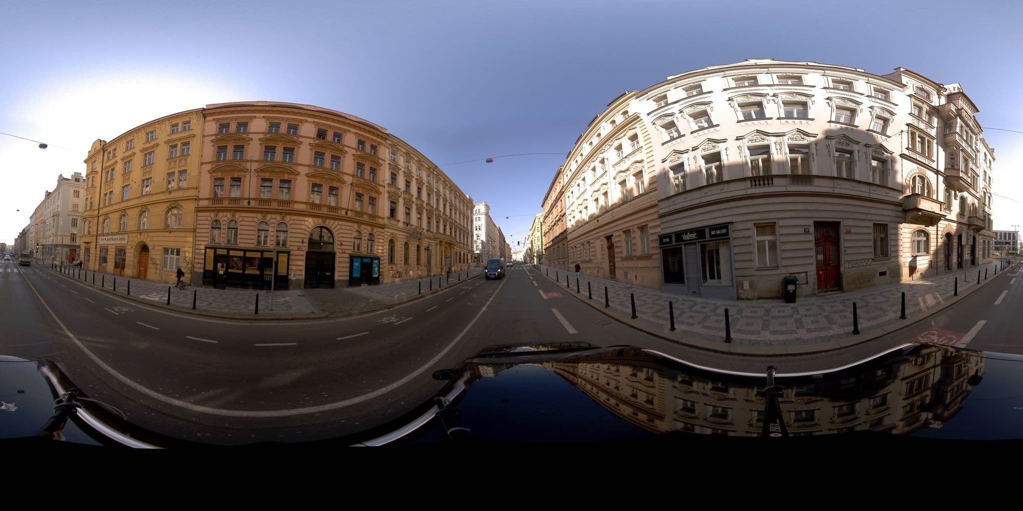 Street view near Apartmány Letná, Prague — © jeffreymartin (CC BY-SA · Mapillary)