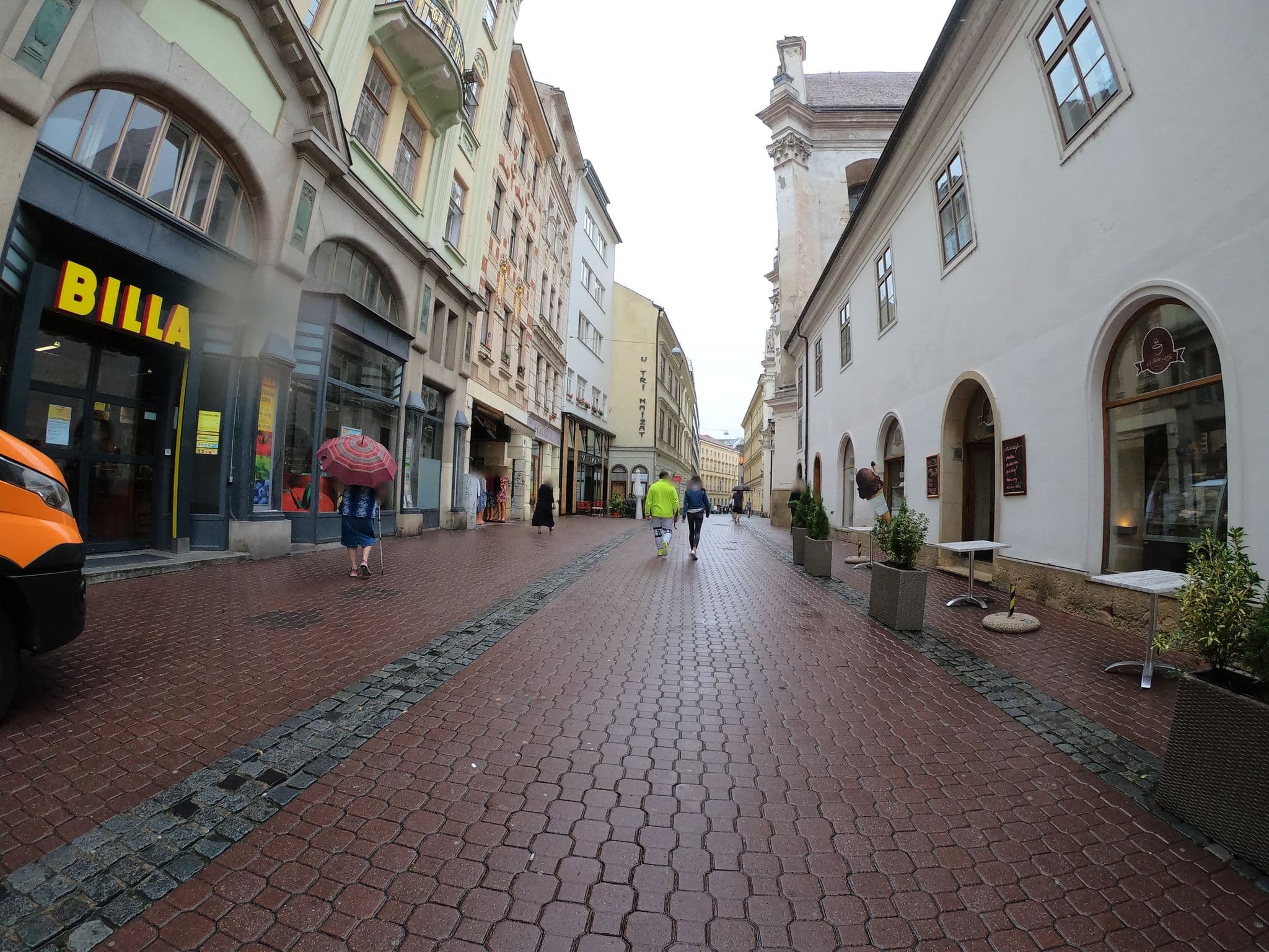 Street view near Hostel Minorit, Brno — © richlv (CC BY-SA · Mapillary)