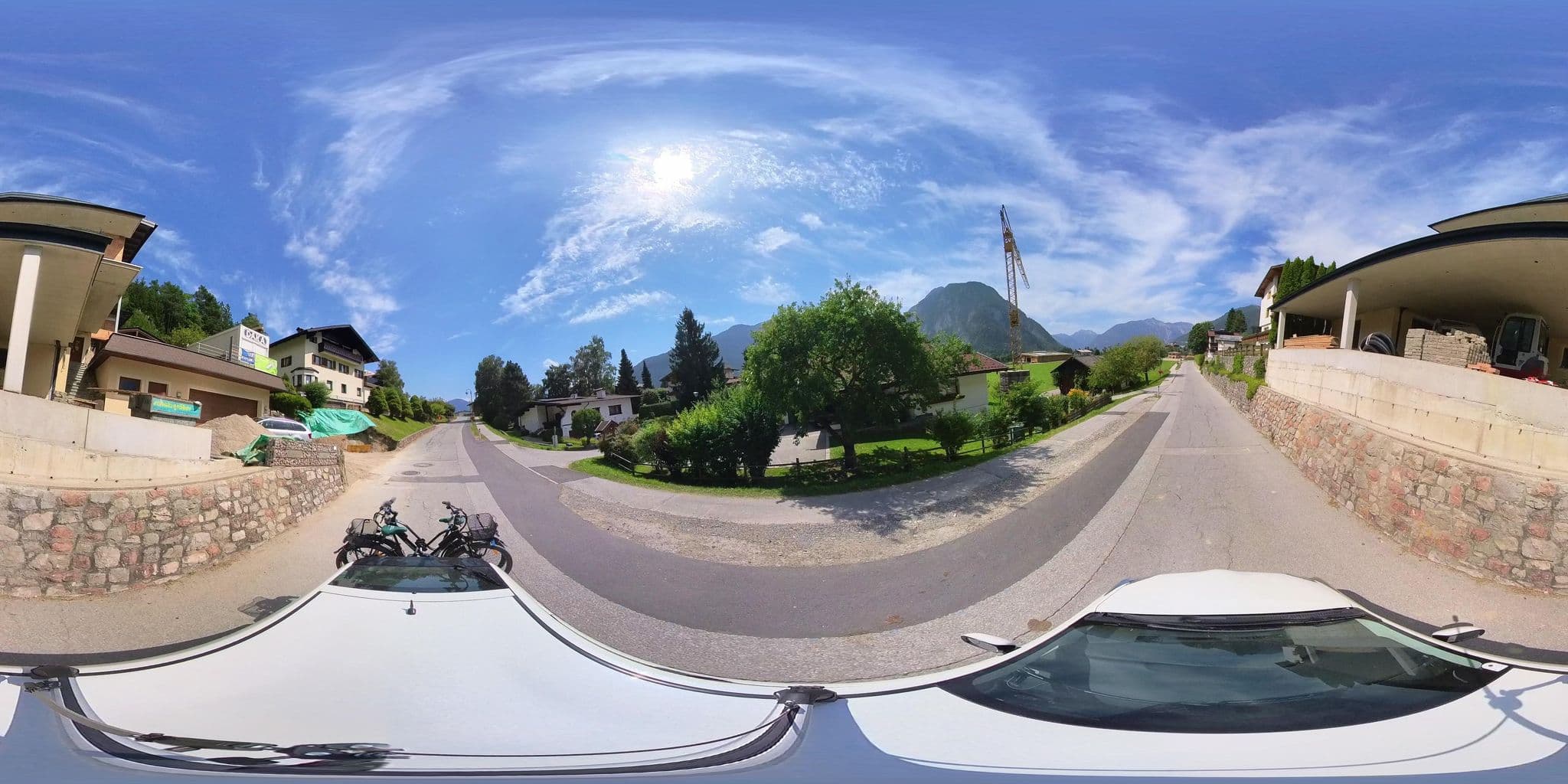 Street view near Landhaus Schwaninger, Maurach
