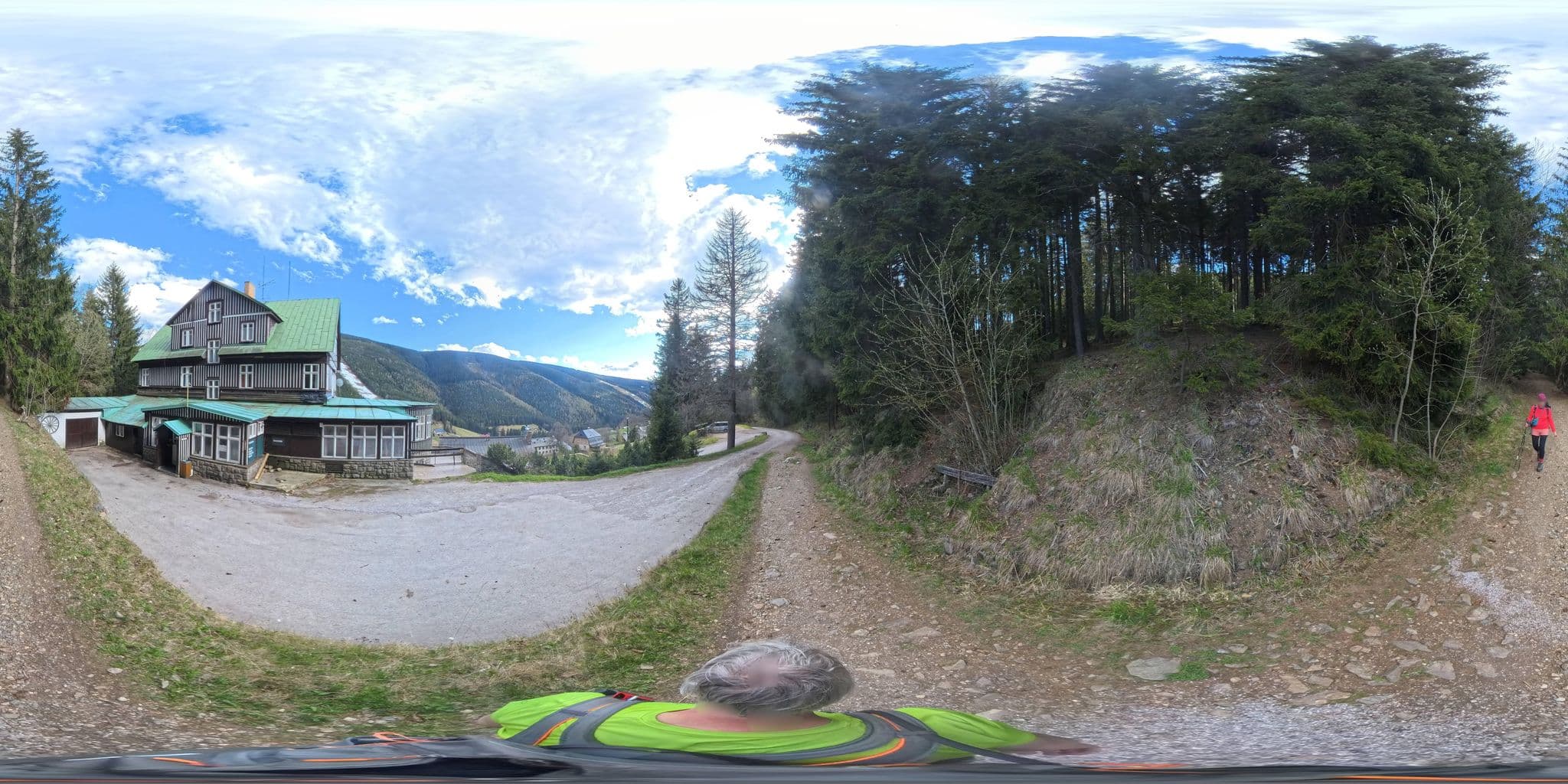 Street view near Hotel Panorama**, Špindlerův Mlýn — © Hol_Ger (CC BY-SA · Mapillary)